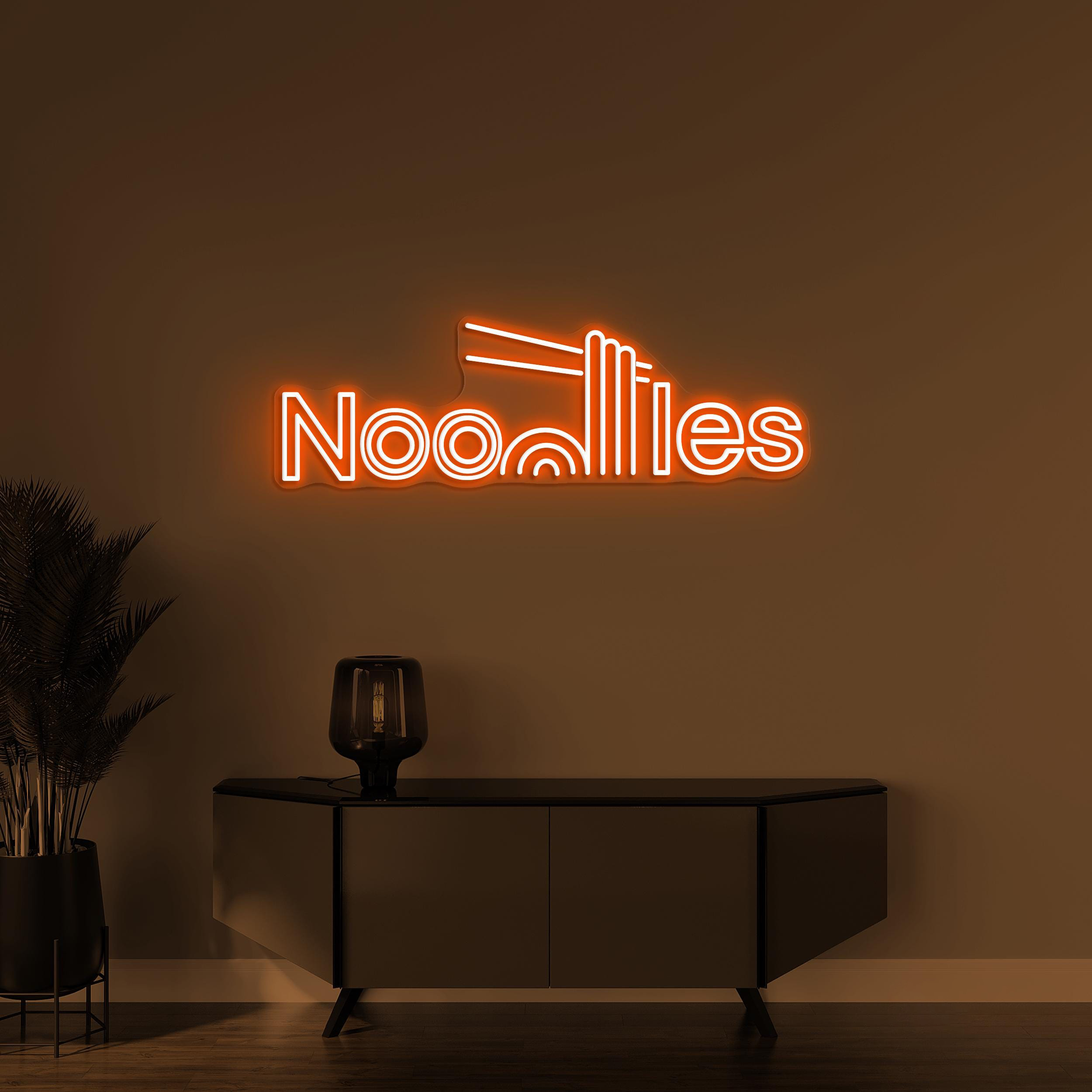 Noodles Neon Sign, Noodles LED Light, Noodles Logo Wall Decor, Kitchen Wall Art, Noodle Shop Neon Light, Asian Restaurant Sign, Noodle Lover