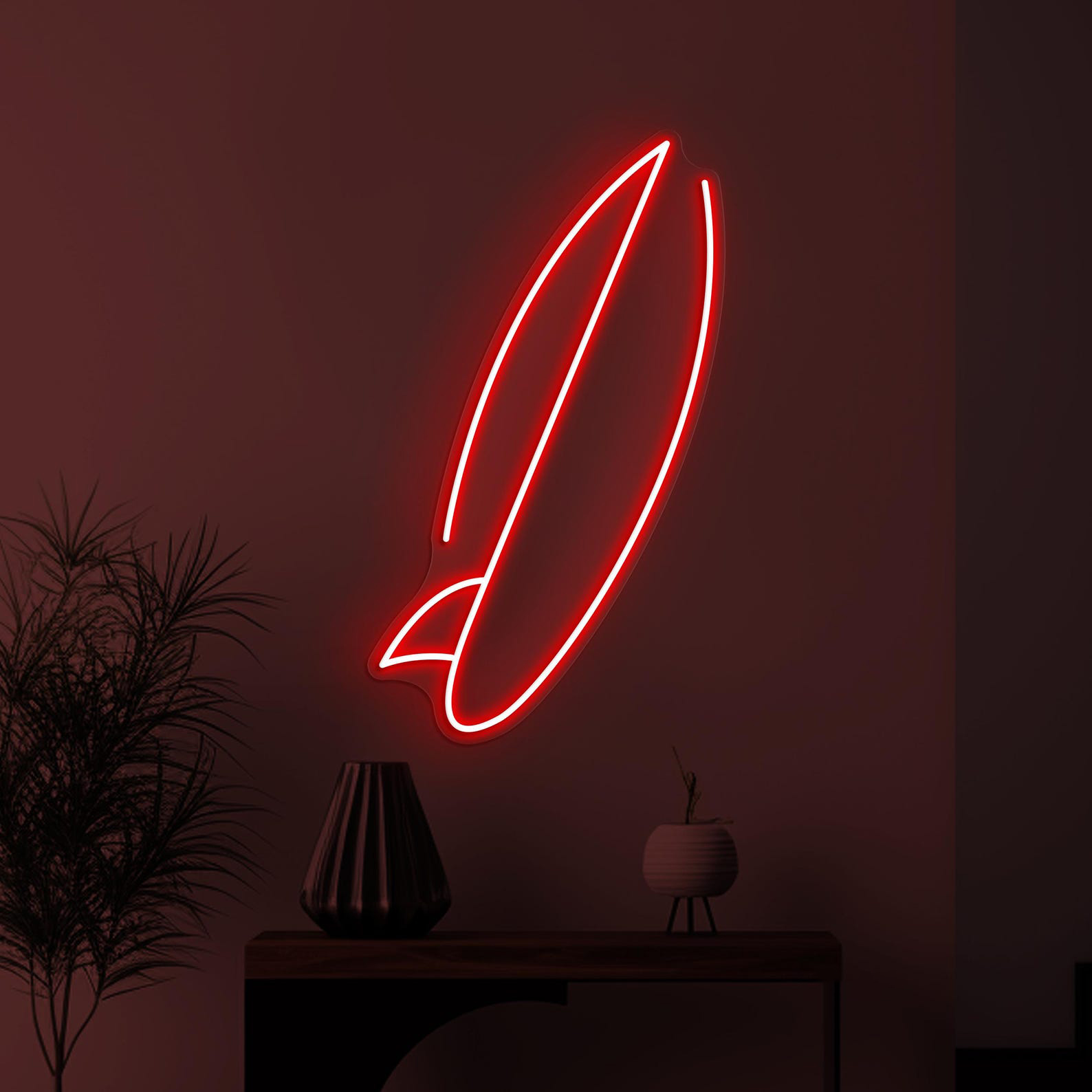 Surfboard Neon Sign, Surfboard LED Light, Summer Vibes Neon Art, Beach Wall Decor, Beach Party Neon Light, Sea Surfboard Sign, Ocean Lover