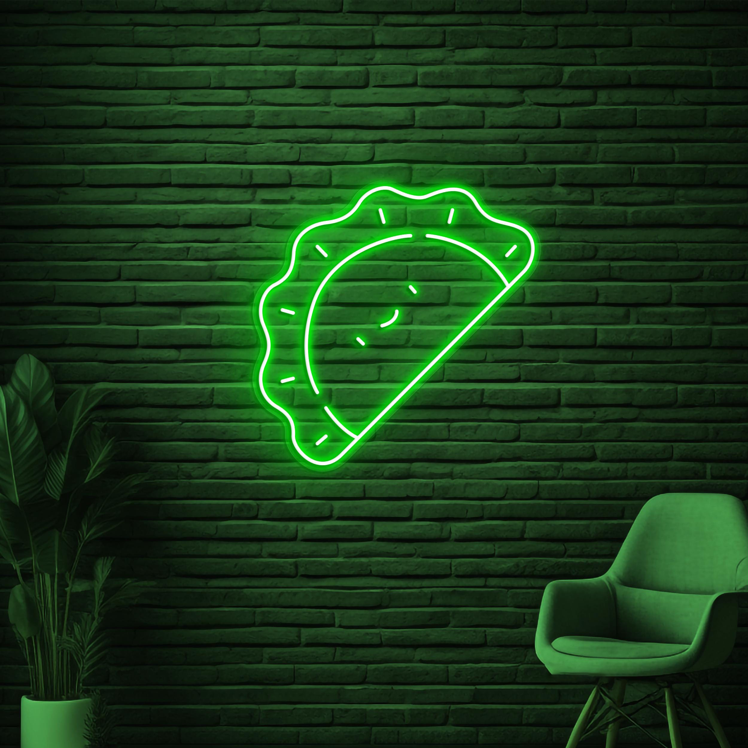 Pierogi Neon Sign, Pierogi LED Light, Dumplings Wall Decor, Vareniks Wall Art, Restaurant Neon Sign, Japanese Food Sign, Dumpling Shop Decor