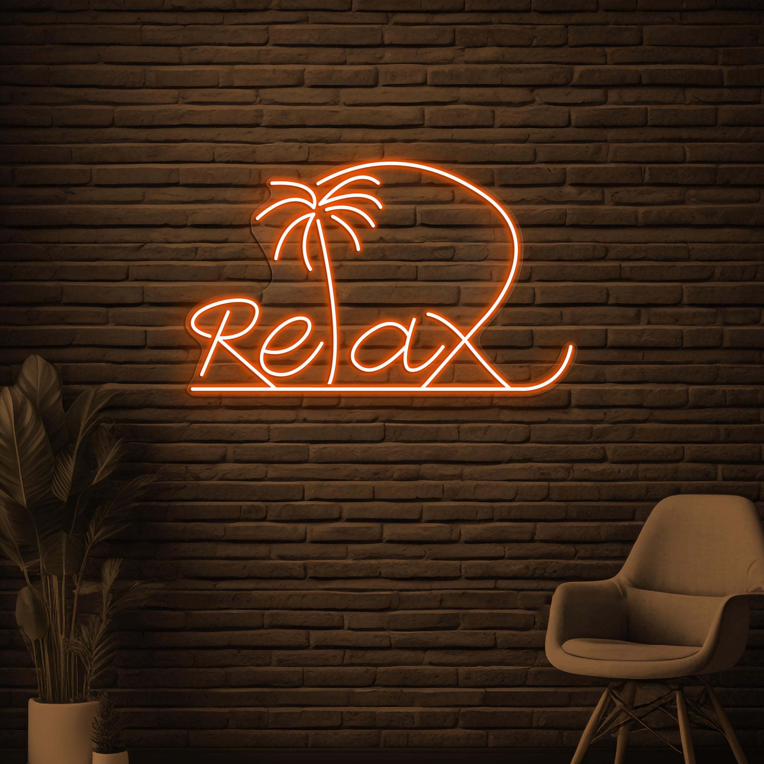 Relax Neon Sign, Relax LED Light, Party Wall Decor, Home Wall Art, Personalized Neon Gift, Chill Neon Sign, Bedroom Neon Art, Aesthetic Art