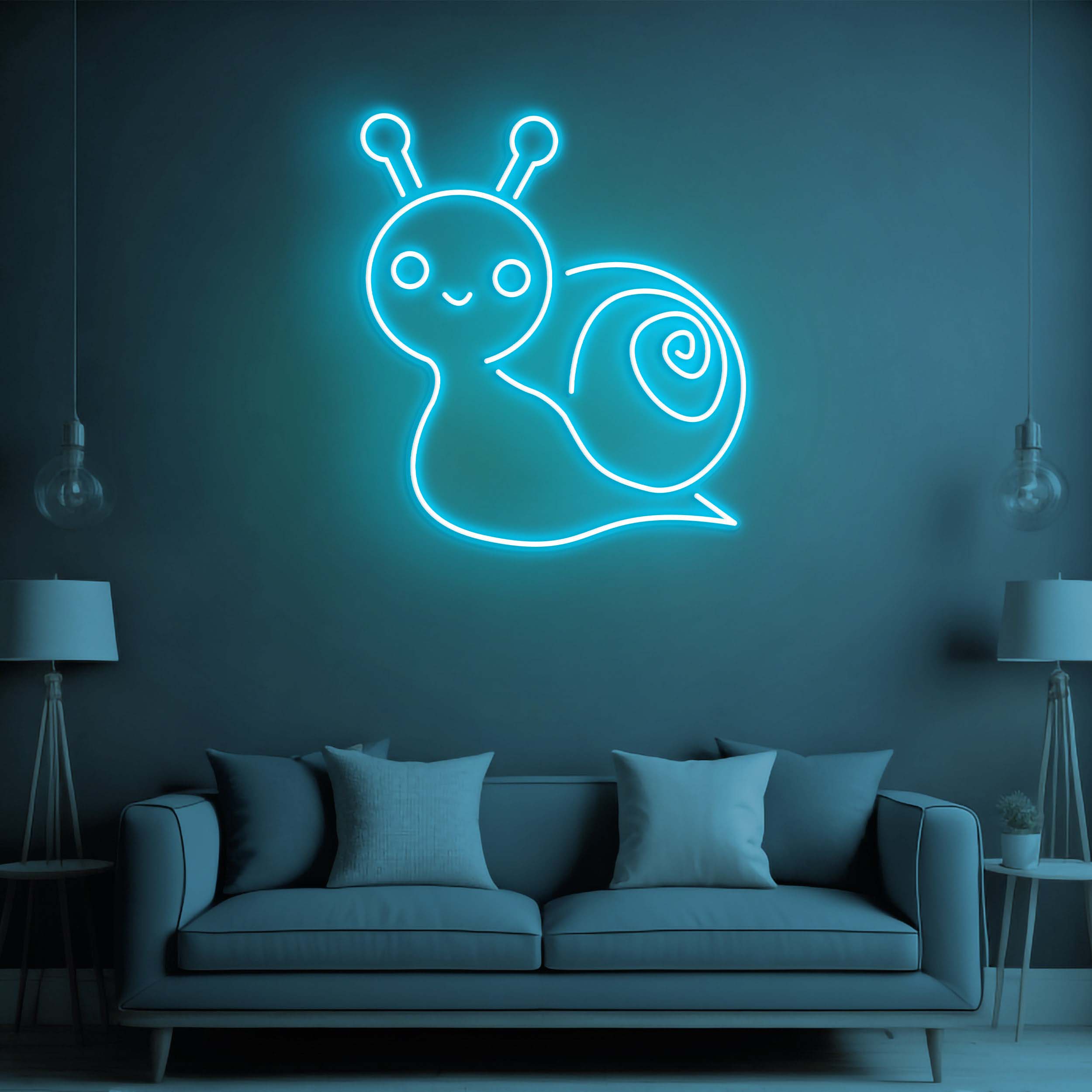 Snail Neon Sign, Cute Snail LED Neon Light, Snail Neon Art, Snail Wall Decor for Bedroom and Game Room, Snail for Wall Decoration and Gifts