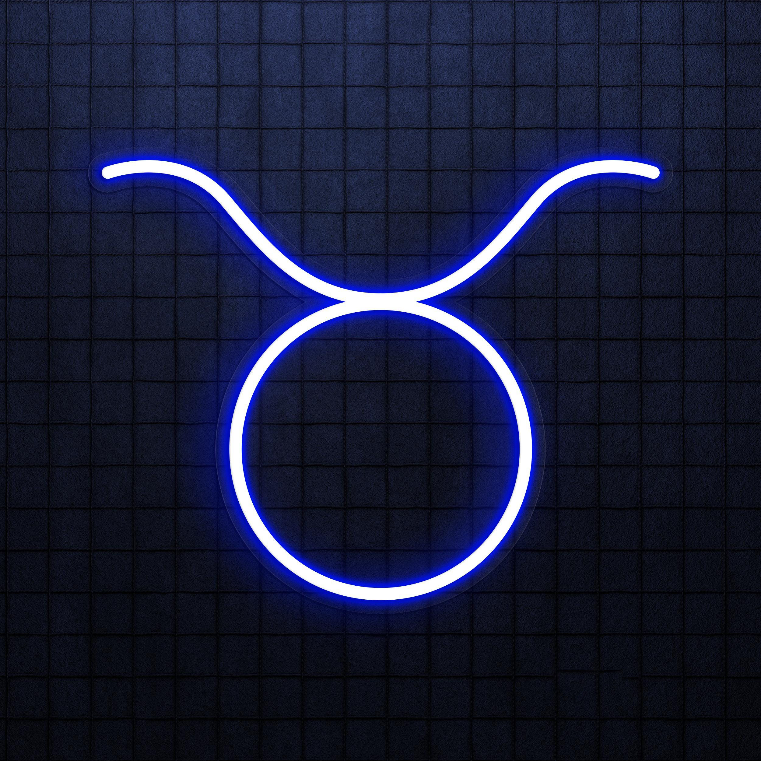 Taurus Neon Sign, Taurus LED Light, Zodiac Sign Wall Art, Restaurants and Cafe Neon Decor, Horoscope LED Neon Sign, Led Wall Decor, Gift
