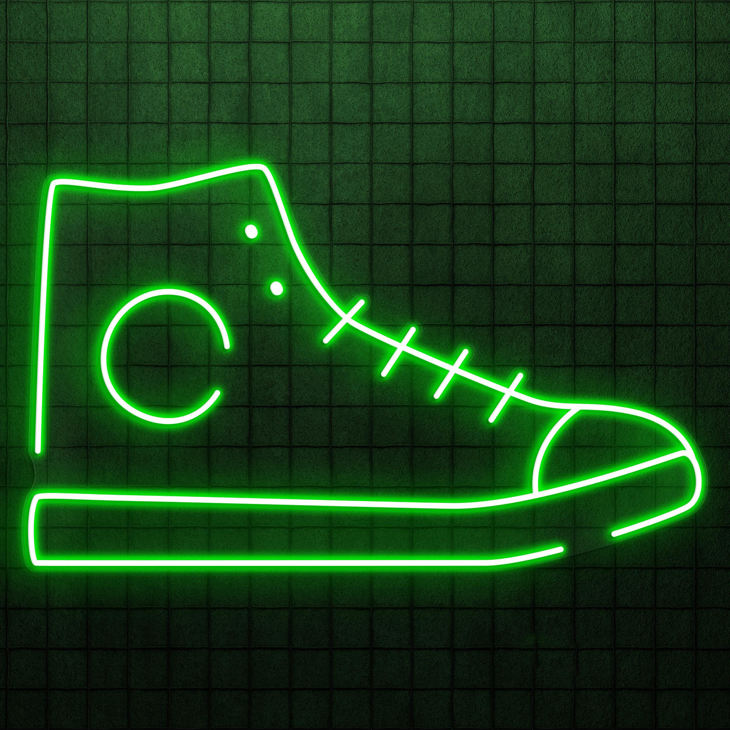 Sneakers Neon Sign, Sneakers LED Light, Footwear Wall Decor, Shoes Shop Wall Art, Shoes Business Logo Sign, Home Wall Decor, Sports Lover