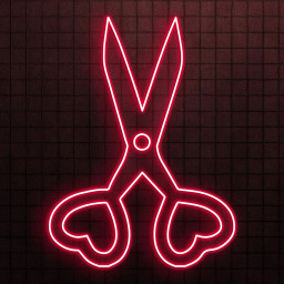 Scissor Neon Sign, Scissor LED Light, Barber Shop Wall Decor, Scissor Heart Neon Art, Barber Business Neon Light, Hairdressing Room Neon Art