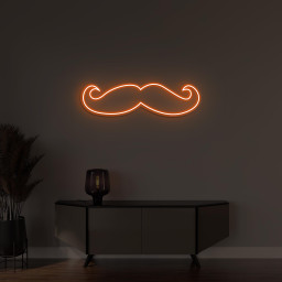Mustache Neon Sign, Mustache LED Light, Barbershop Wall Decor, Boys Saloon Wall Art, Man Cave Neon Sign, Mustache Light, Mustache Lover Gift