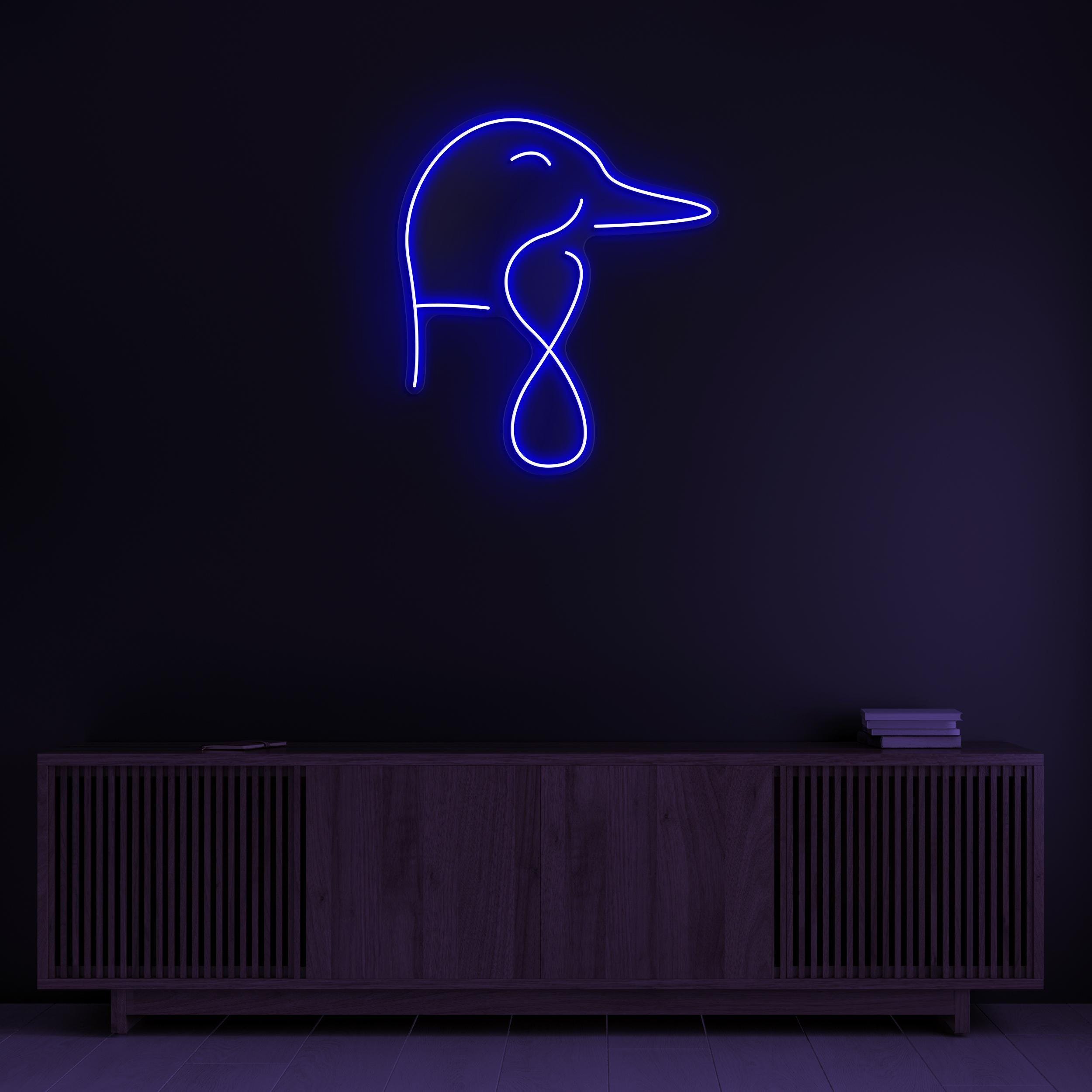 Duck Neon Sign, Duck LED Light, Cute Duck Wall Art, Bird Shop Wall Decor, Nursery Room Neon Art, Personalized Neon Sign, Home Wall Decor