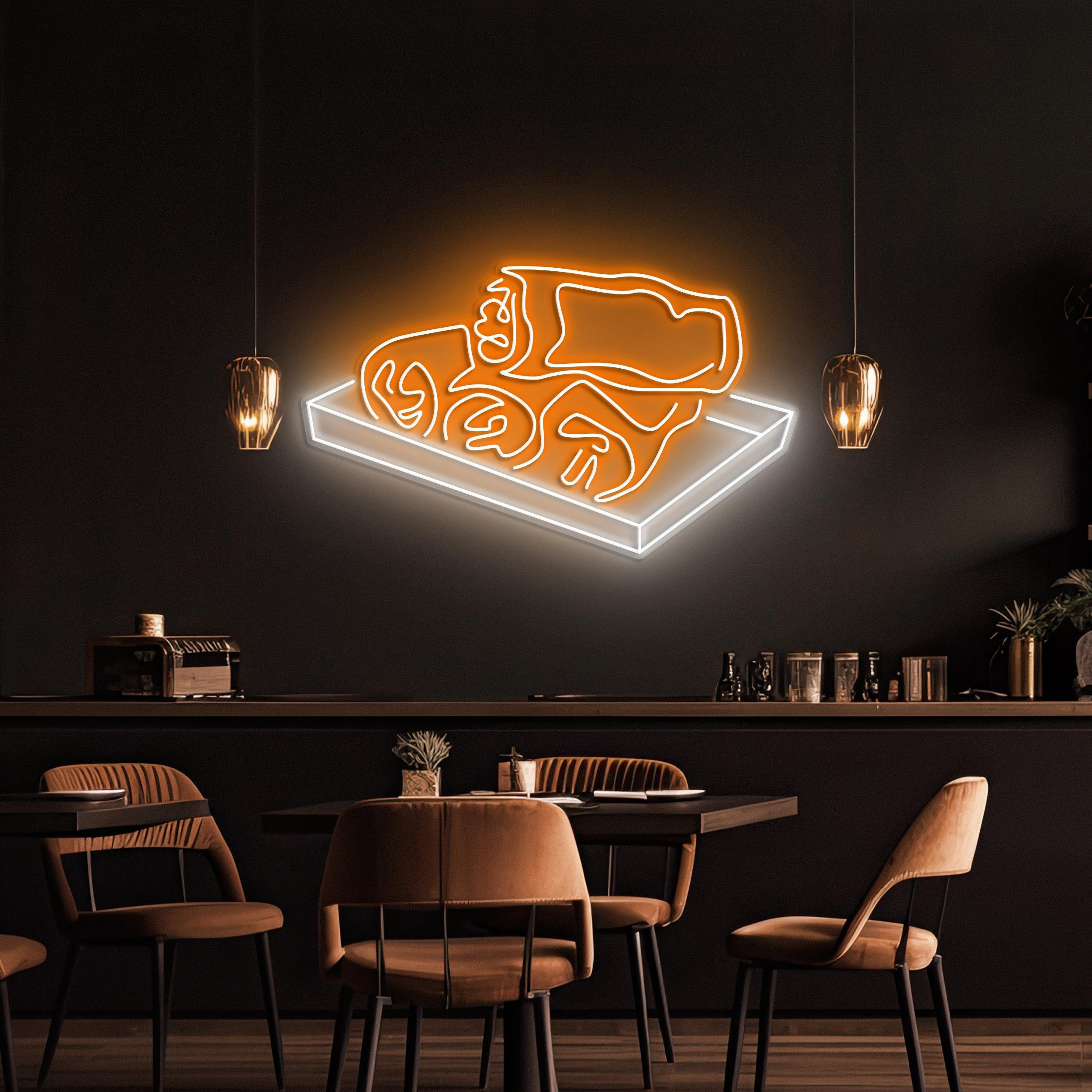 Burrito Neon Sign, Burrito LED Light, Burrito Roll LED Neon Art, Cafe & Bar Wall Decor, Mexican Food Neon Sign, Kitchen Wall Art, Food Lover