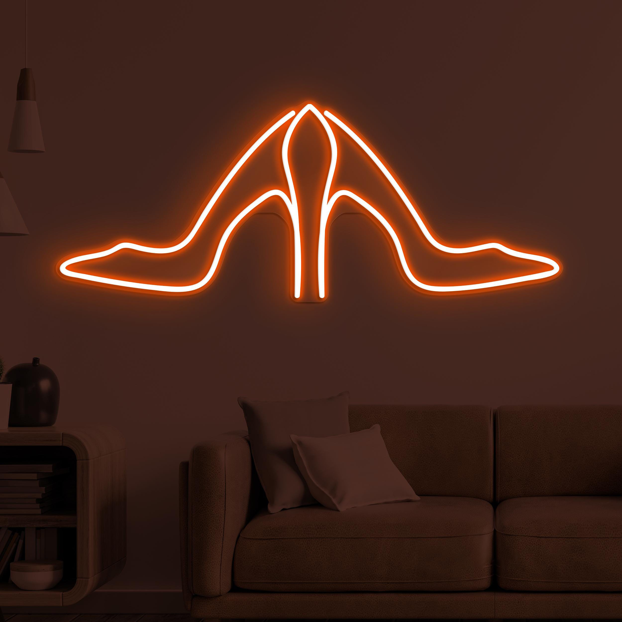 Heels Neon Sign, High Heels LED Light, Heels Shoes Wall Art, Shoes Shop Decor, Business Logo Light, Heel Decor, Party Girl Shoes, Gift idea