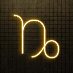 Capricorn Neon Sign, Capricorn LED Light, 3D Printed Wall Decor, Horoscope LED Neon Sign, Astrology Zodiac Wall Art, Zodiac Symbols Decor