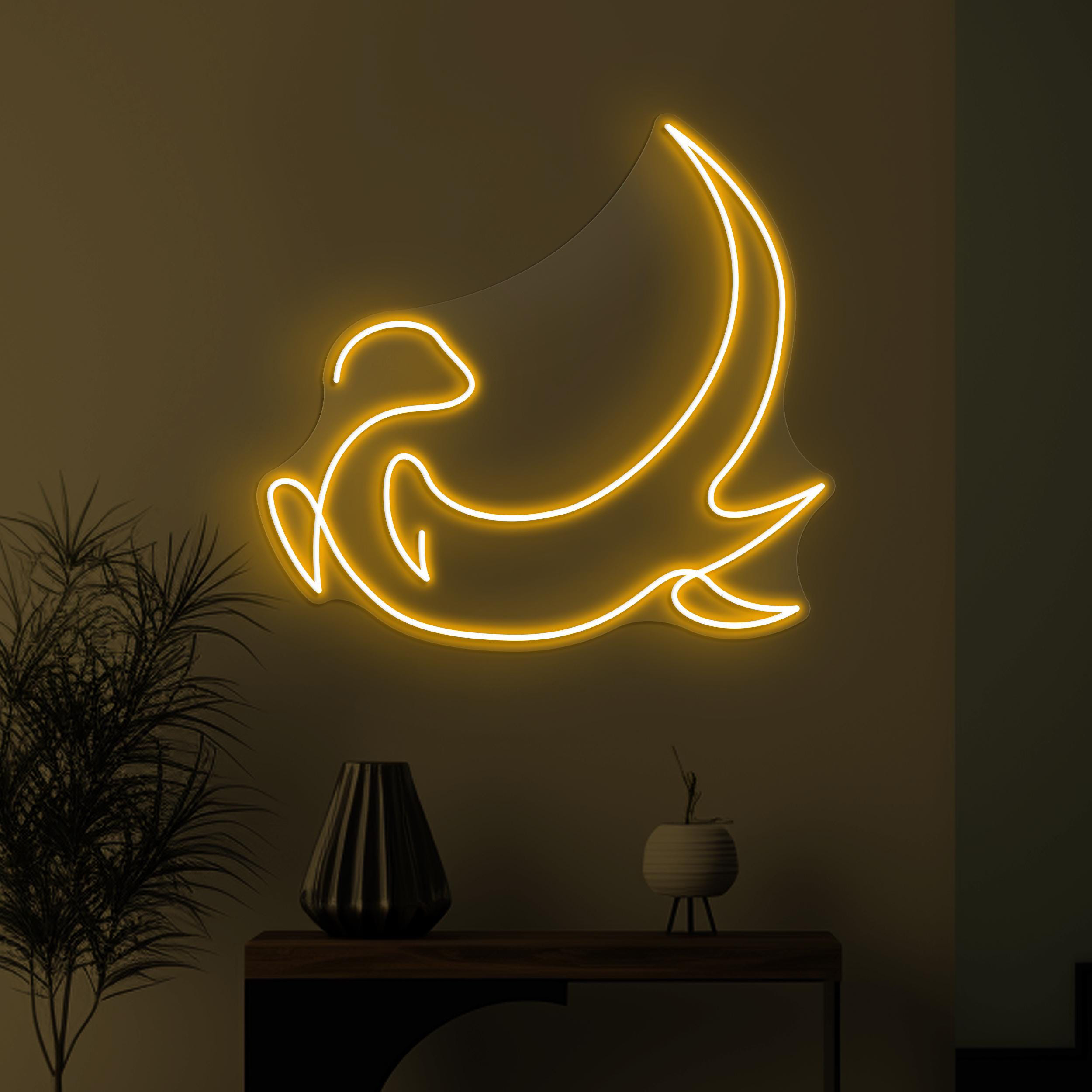 Otter Neon Sign, Otter LED Light, River Otter Wall Decor, Beach and River Neon Light, Cute Animal Wall Art, Custom Neon Sign, Home Decor