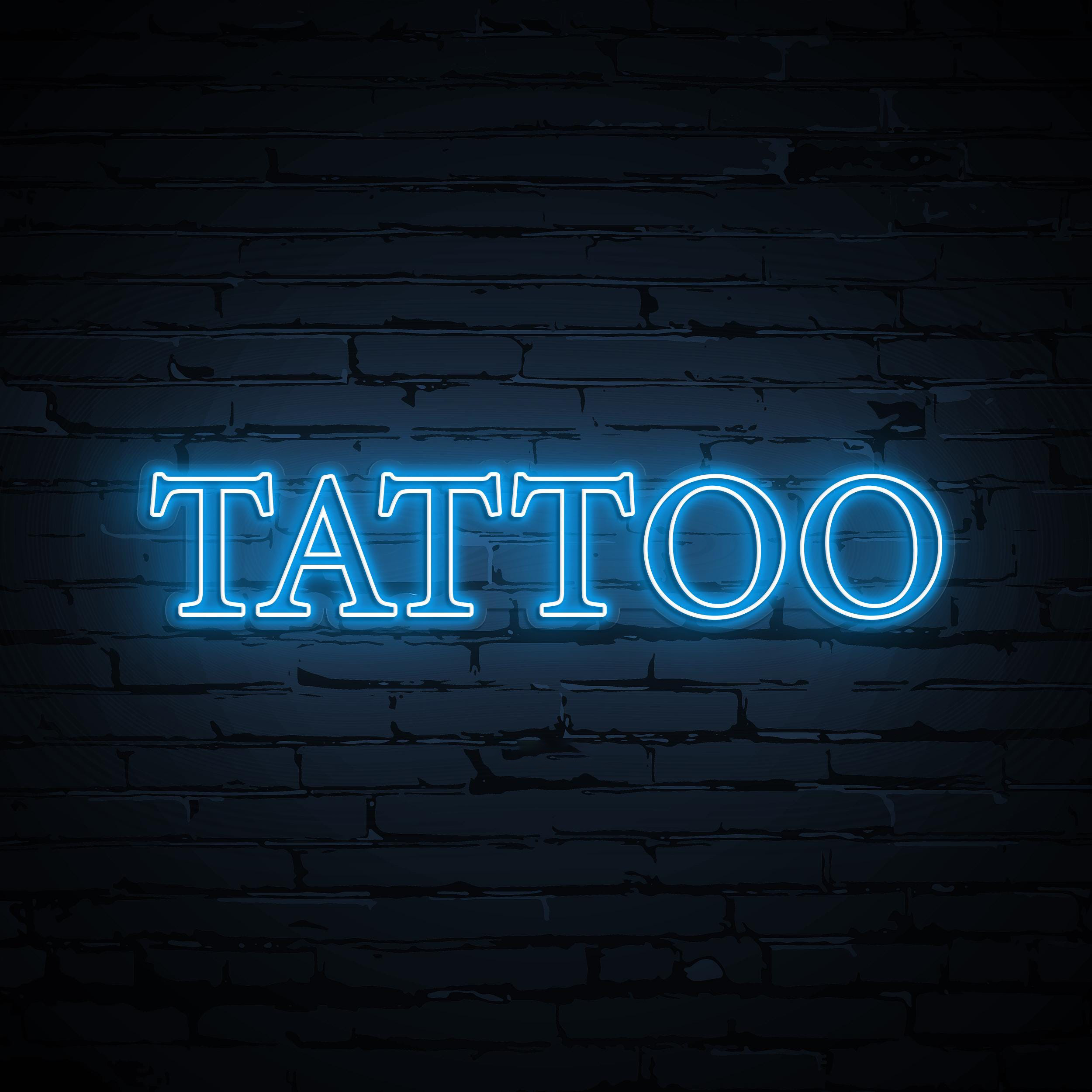 Tattoo Neon Sign, Tattoo LED Light, Tattoo LED Neon Art, Custom Tattoo Neon Sign, Tattoo Artist Room Wall Decor, Tattoo Studio Wall Decor