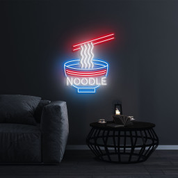 Noodle Bowl Neon Sign, Ramen Bowl Light, Japanese Ramen Neon Sign, Food Ramen Shop Welcome Sign, Asian Decor for Home Kitchen or Restaurant