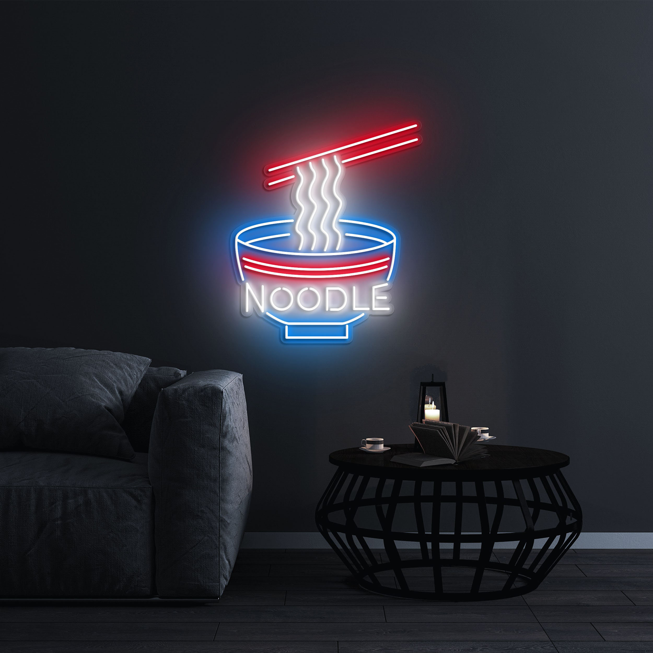 Noodle Bowl Neon Sign, Ramen Bowl Light, Japanese Ramen Neon Sign, Food Ramen Shop Welcome Sign, Asian Decor for Home Kitchen or Restaurant