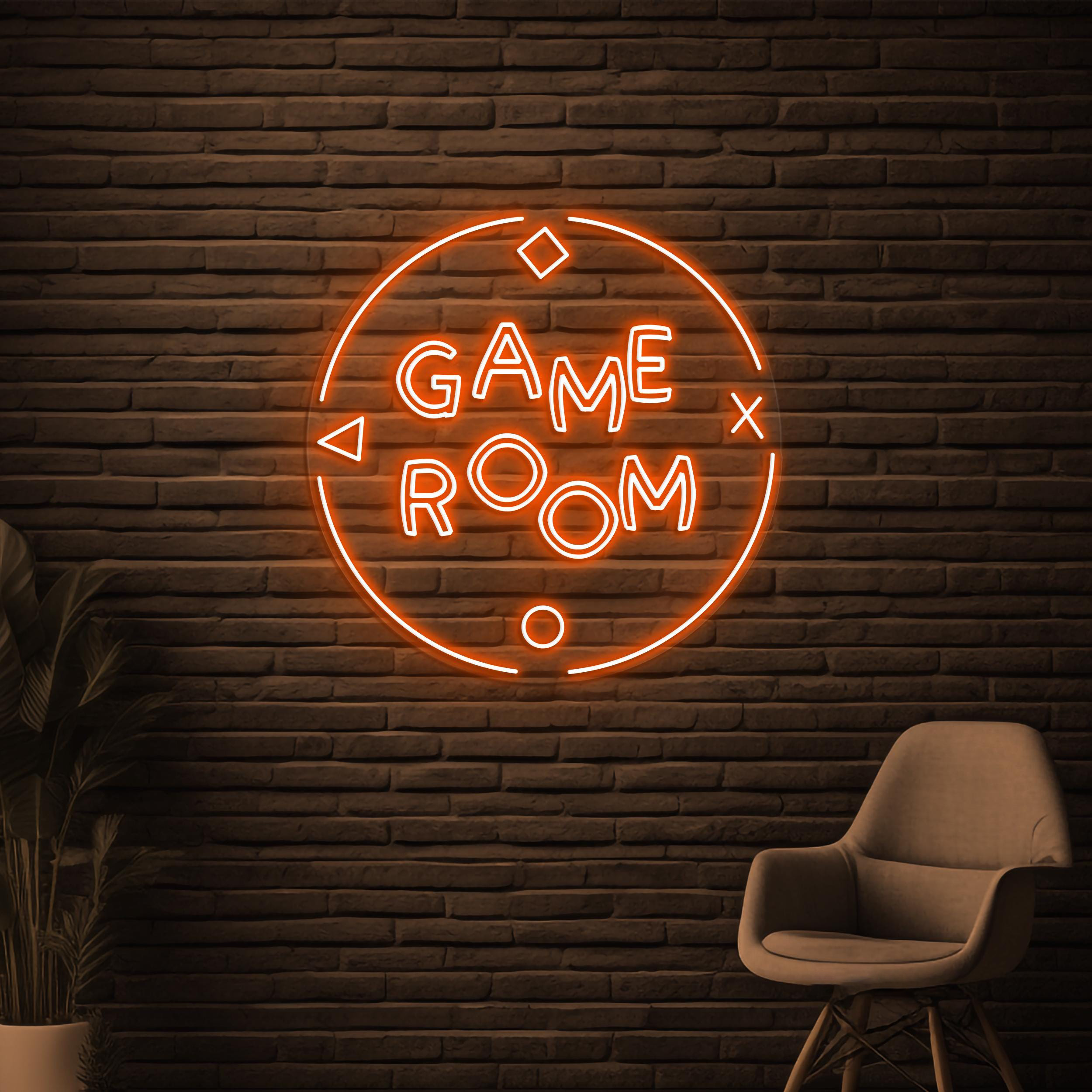 Game Room Neon Sign, Game Room LED Light, Game Zone Wall Decor, Game Arcade Room Wall Art, Personalized Neon Light, Gift For Game Lover