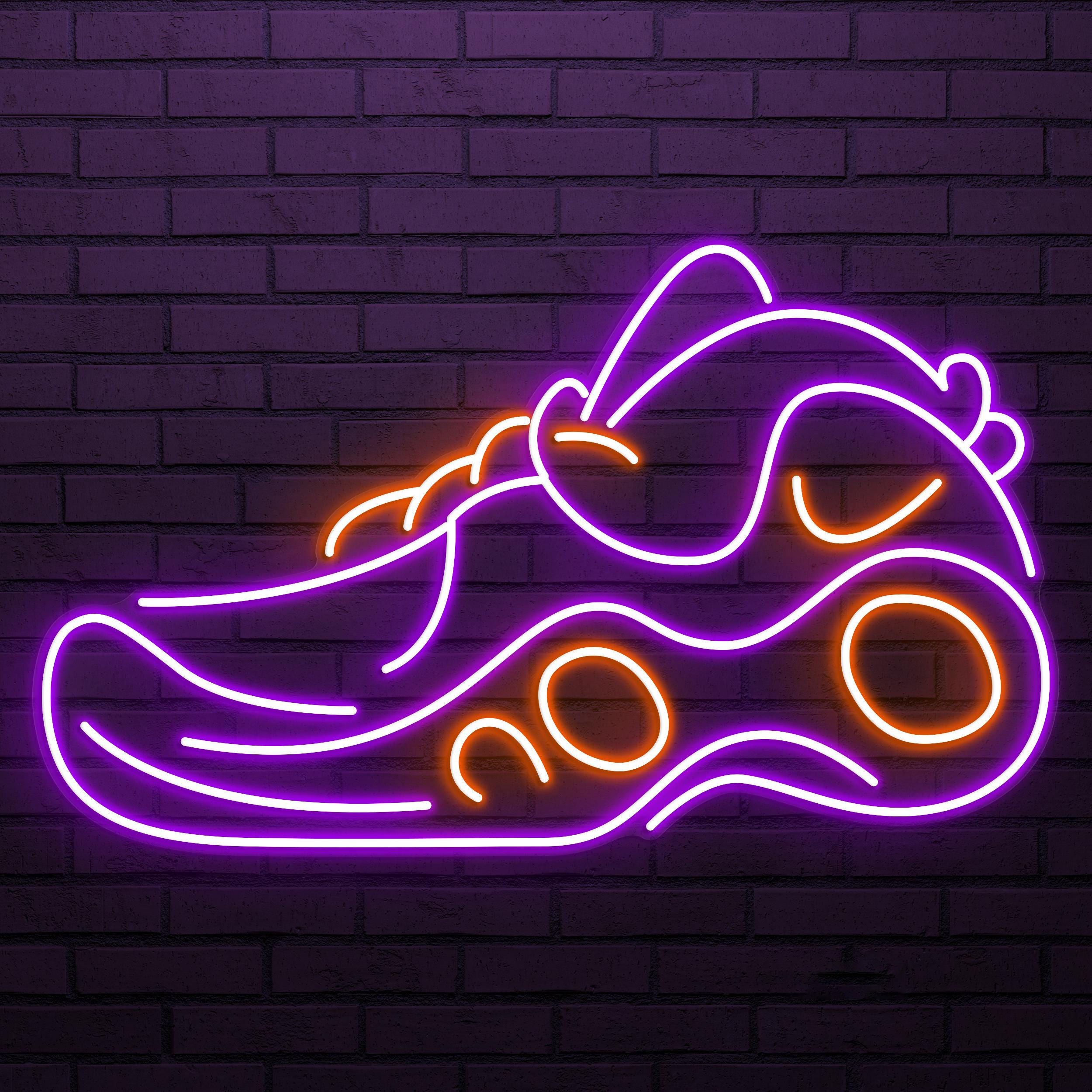 Sneakers Neon Sign, Sports Sneakers LED Light, Shoes Wall Art, Sports Shoe Neon Light, Sneakers Shop Wall Decor, Gift For Sports Lover