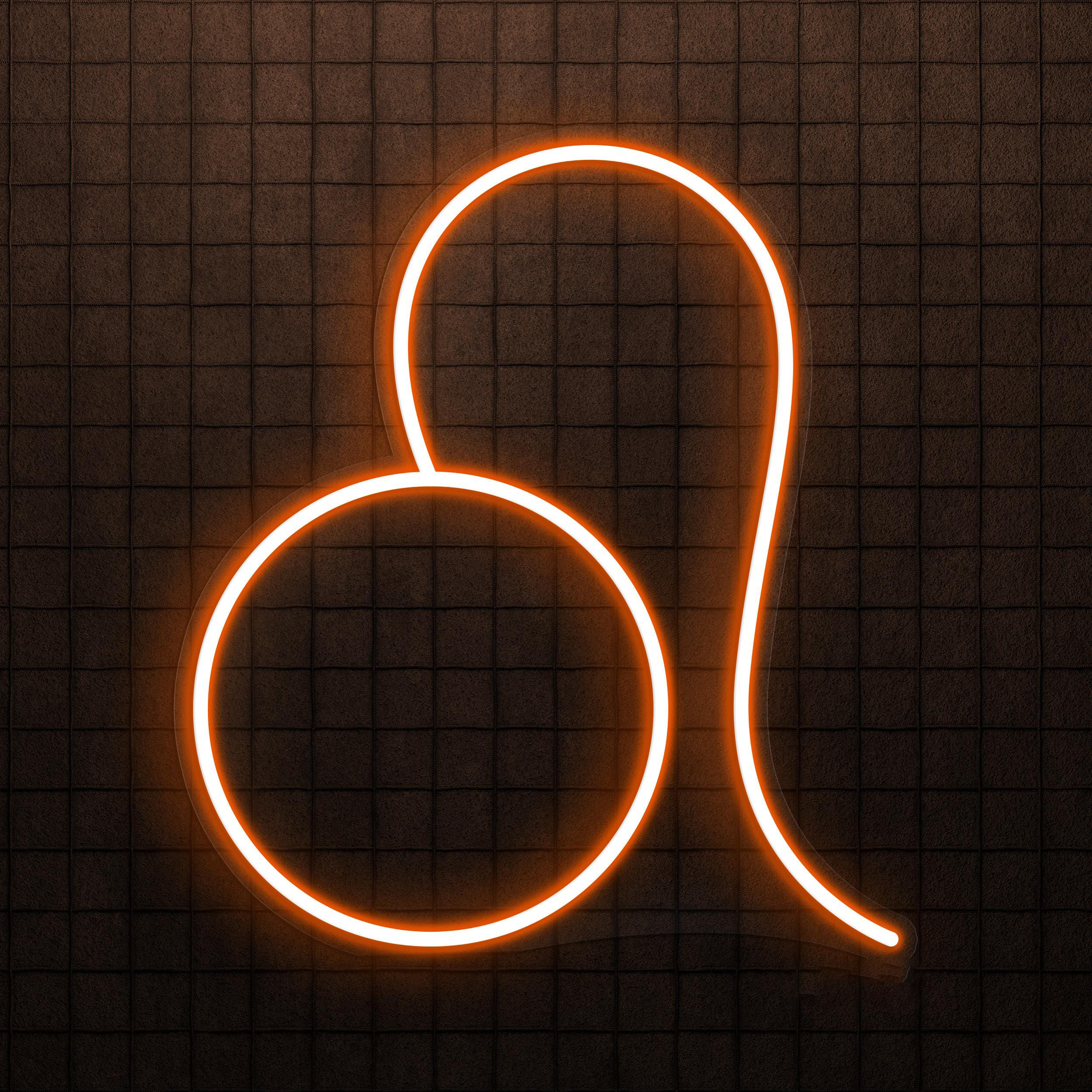 Leo Neon Sign, Leo LED Light, Zodiac Sign Wall Decor, Horoscope LED Neon Sign, Bedroom Wall Light, Restaurants Neon Decor, Astrology Gift