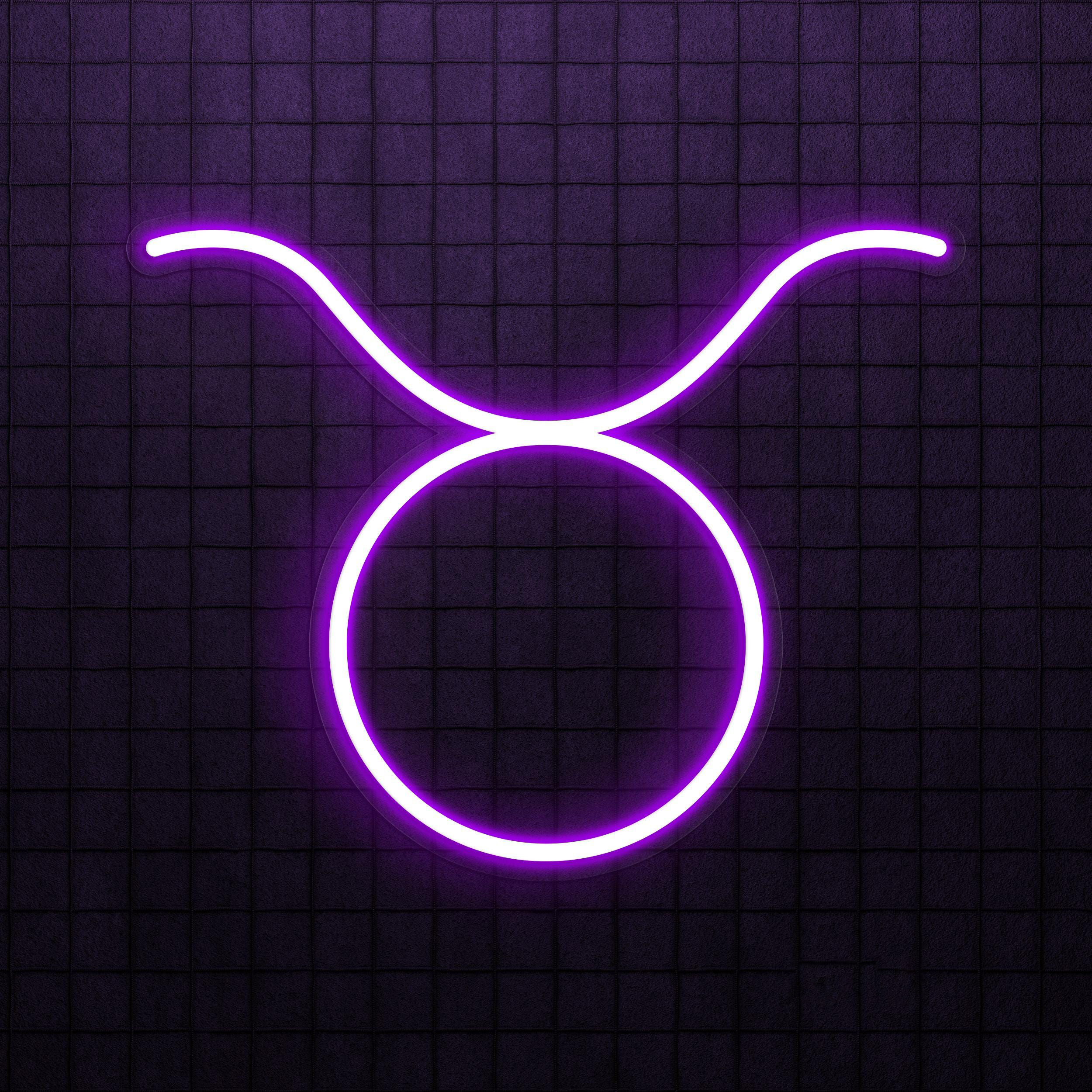 Taurus Neon Sign, Taurus LED Light, Zodiac Sign Wall Art, Restaurants and Cafe Neon Decor, Horoscope LED Neon Sign, Led Wall Decor, Gift