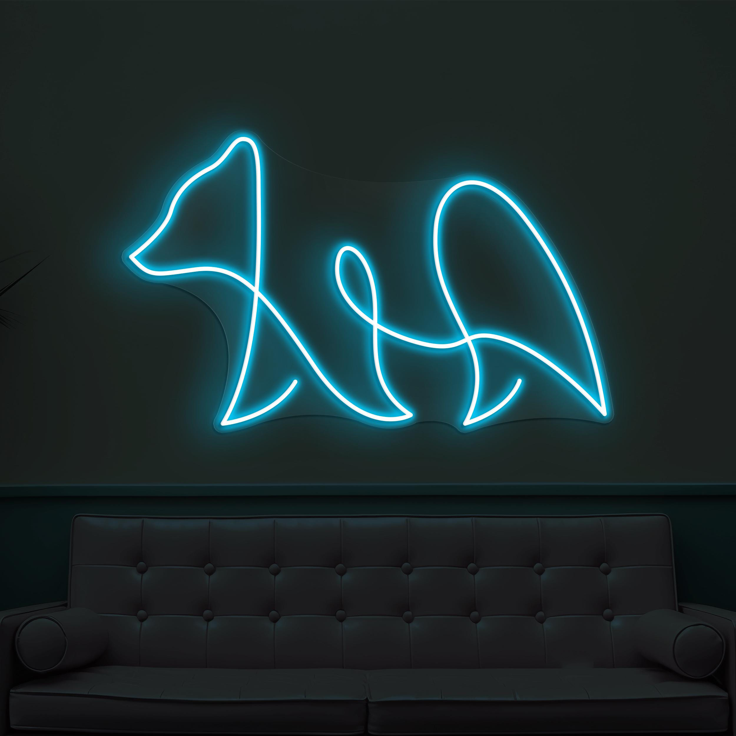 Bear Neon Sign, Bear LED Light, Cute Bear Line Wall Art, Led Wall Decor, Zoo Neon Light, Wild Animal Neon Decor, Kids Room Wall Decor, Gift