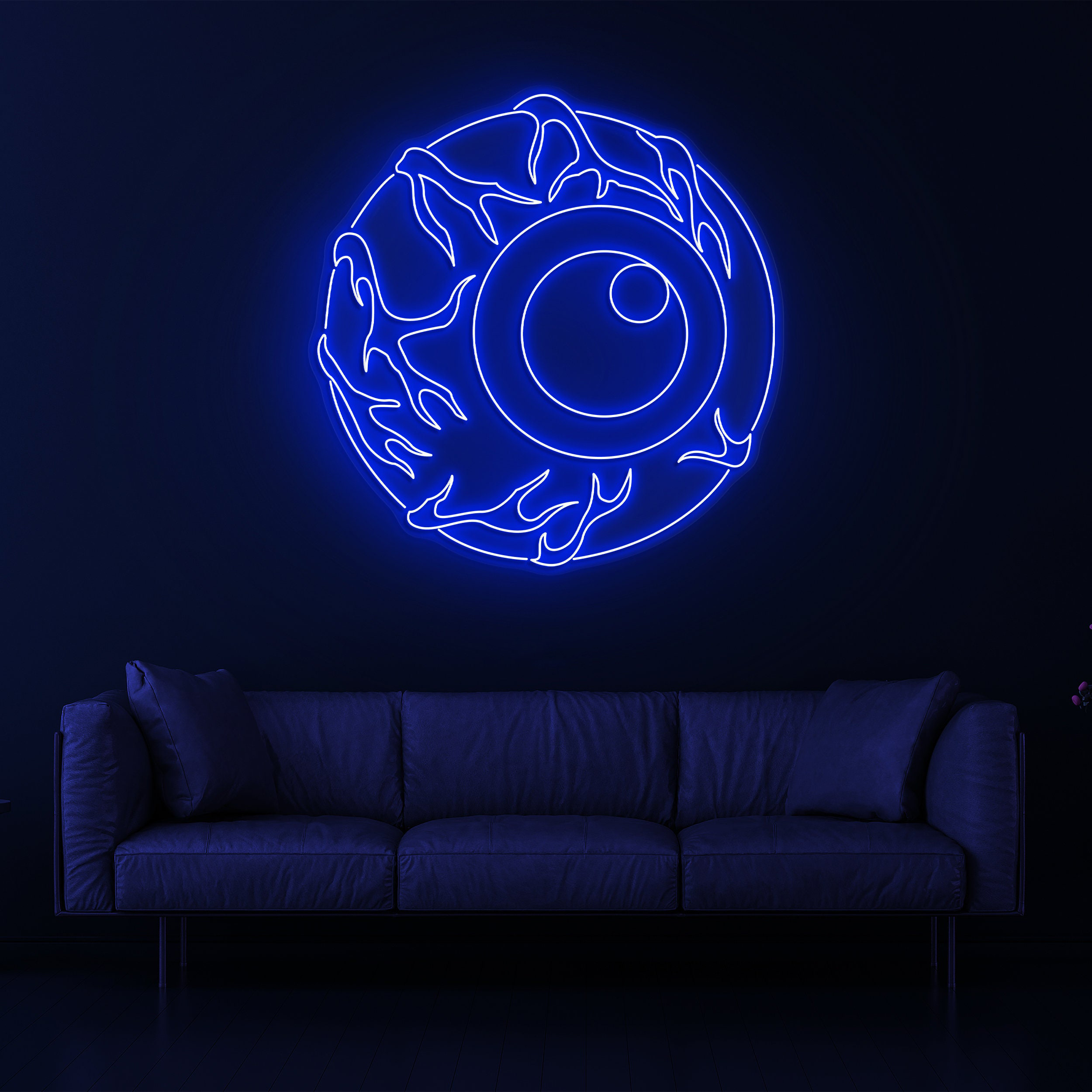 Eyeball Neon Sign, Eye LED Wall Art, Creepy Eye Night Light, Custom Eye Neon Sign, Horror Decor, Anime Room Art, Eye Wall Decor, Gift Idea