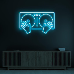 Dj System Neon Sign, Dj Record LED Light, DJ Wall Decor, Dj Room Decor, Party Wall Light, Music Room Neon Sign, Music Studio Art, Gift