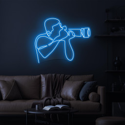 Photographer Neon Sign, Photographer LED Light, Photographer Camera LED Neon Art, Home Wall Decor, Photo Shop Wall Decor, Capture Neon Sign