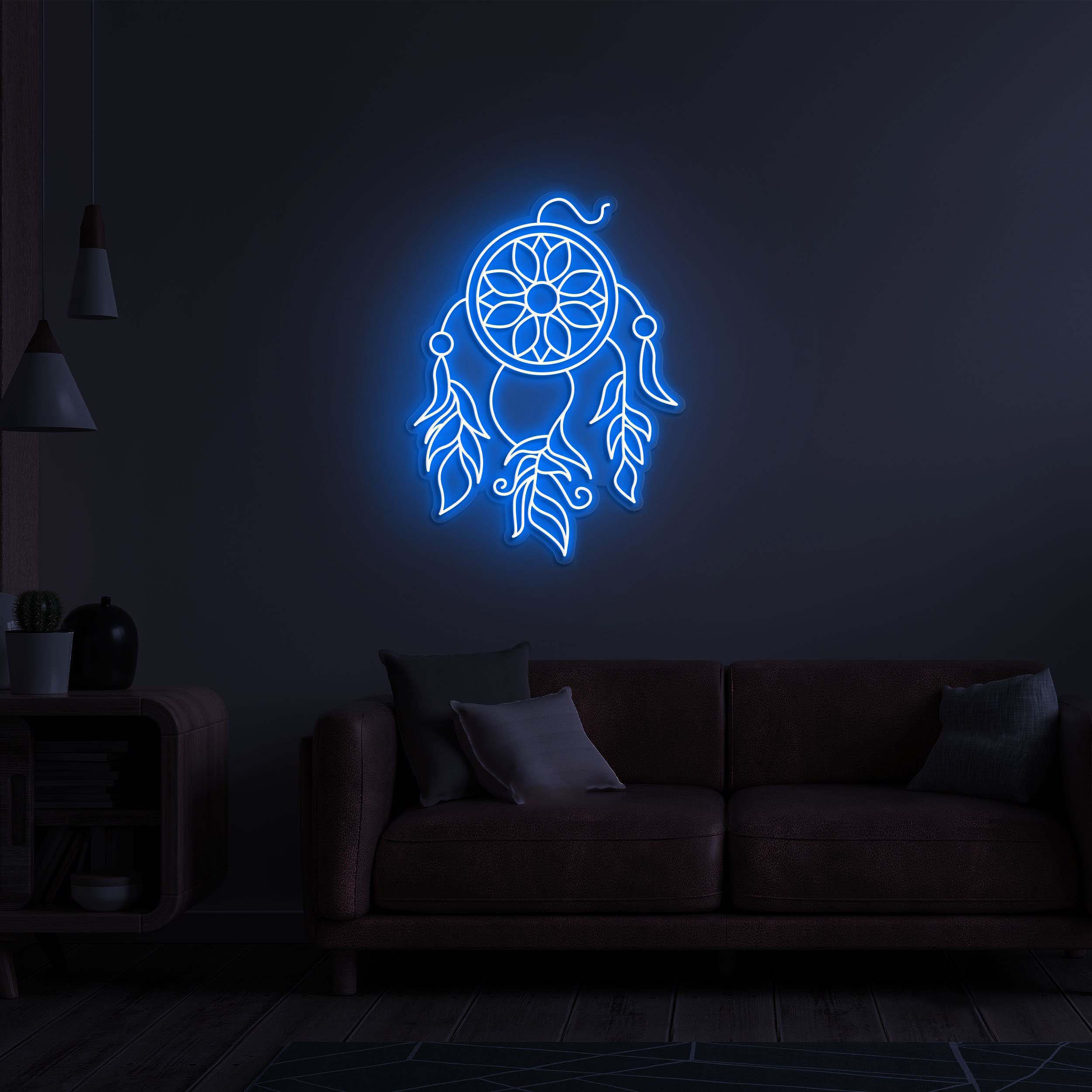 Dream LED Neon Sign, Dream Catchers Neon Light, Custom Neon Sign, Gift for Bedroom Wall or Home, Neon Light Art, Event and Wedding Decor
