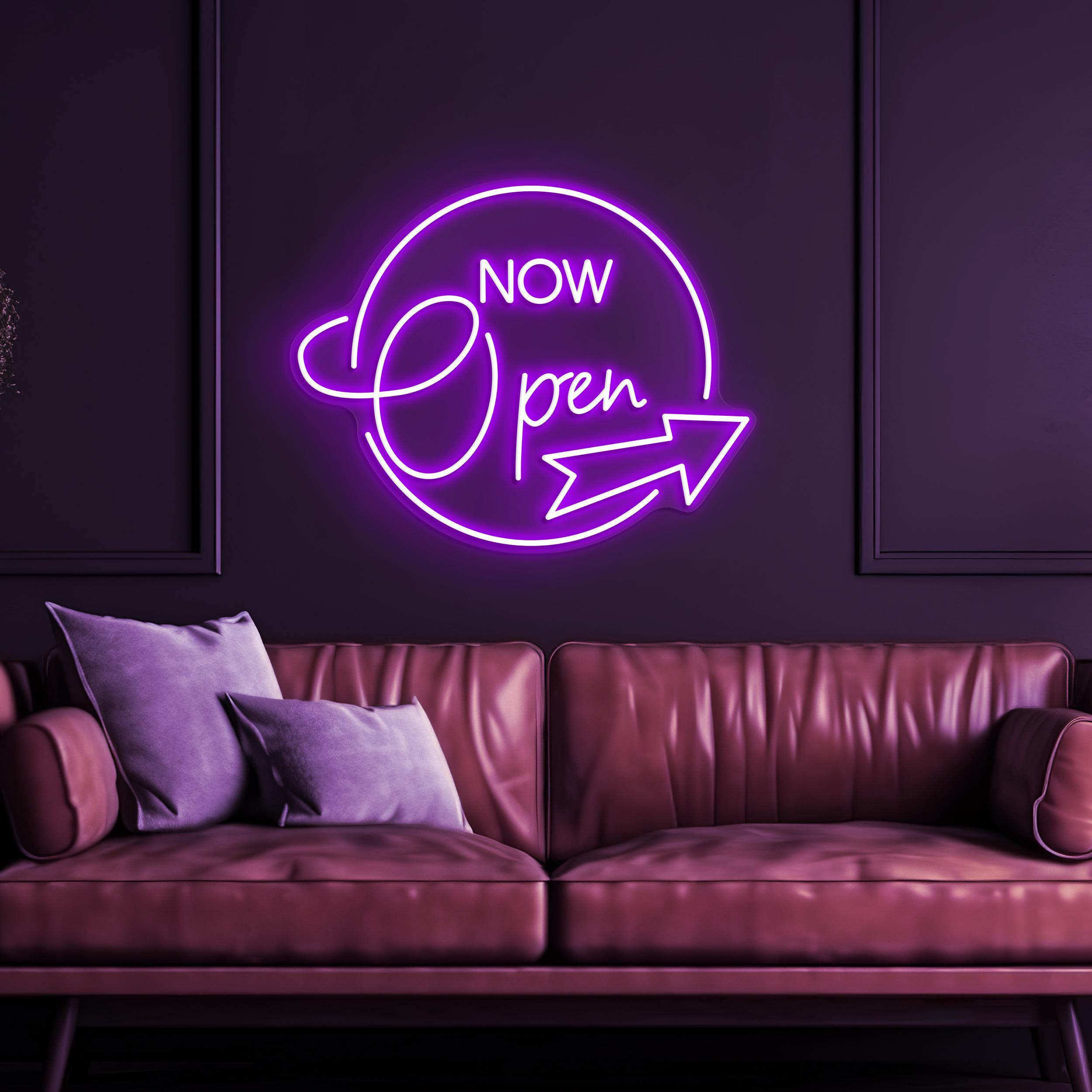 Now Open Neon Sign, Now Open LED Light, Open Wall Decor, Club, Bar Pub, Store Wall Art, Open Display Neon Sign, Business Logo Wall Light