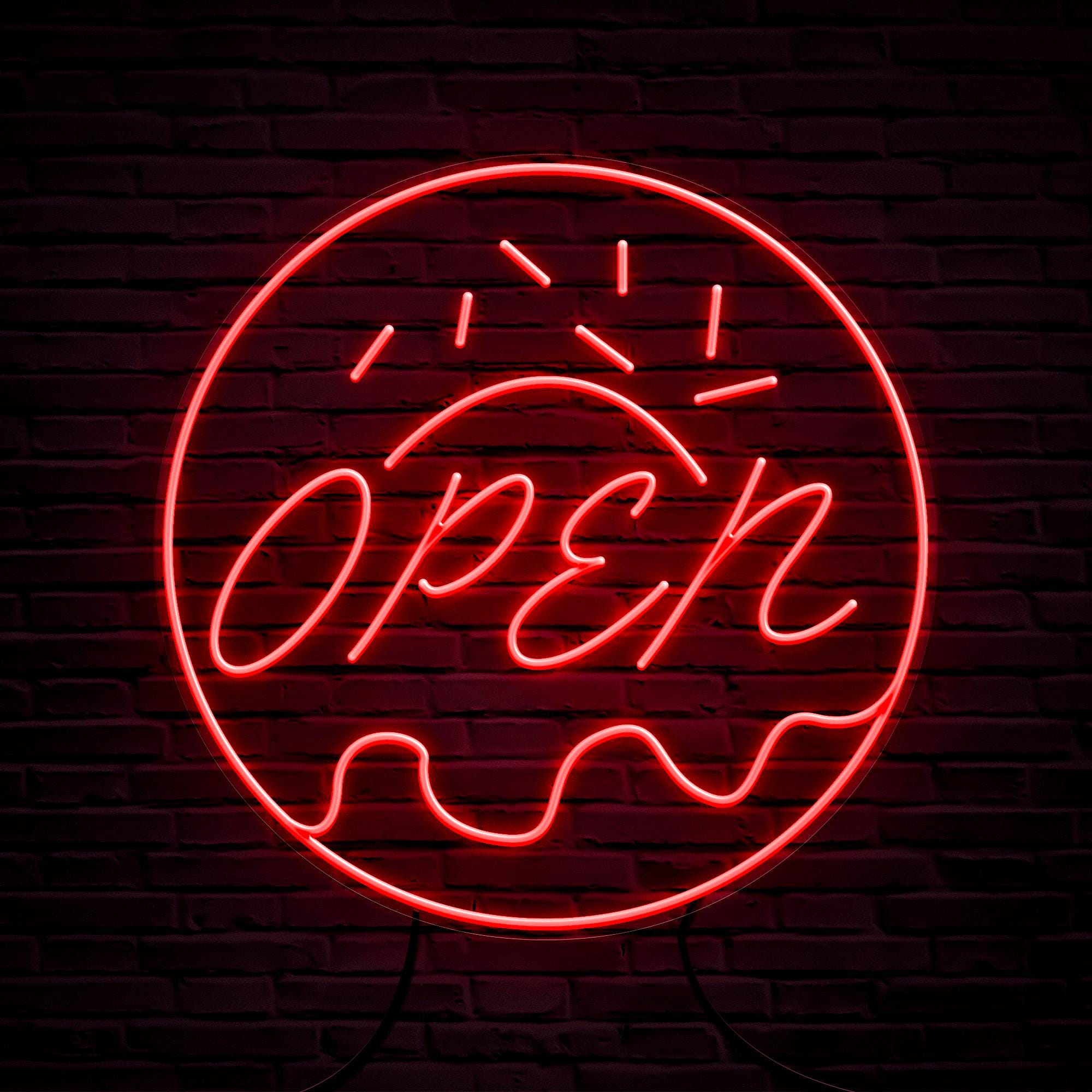 Open Donut Neon Sign, Open Donut LED Light, Donut Wall Decor, Custom Neon Sign, Open Logo Neon Sign, Donut Shop Wall Decor, Sprinkles Sign