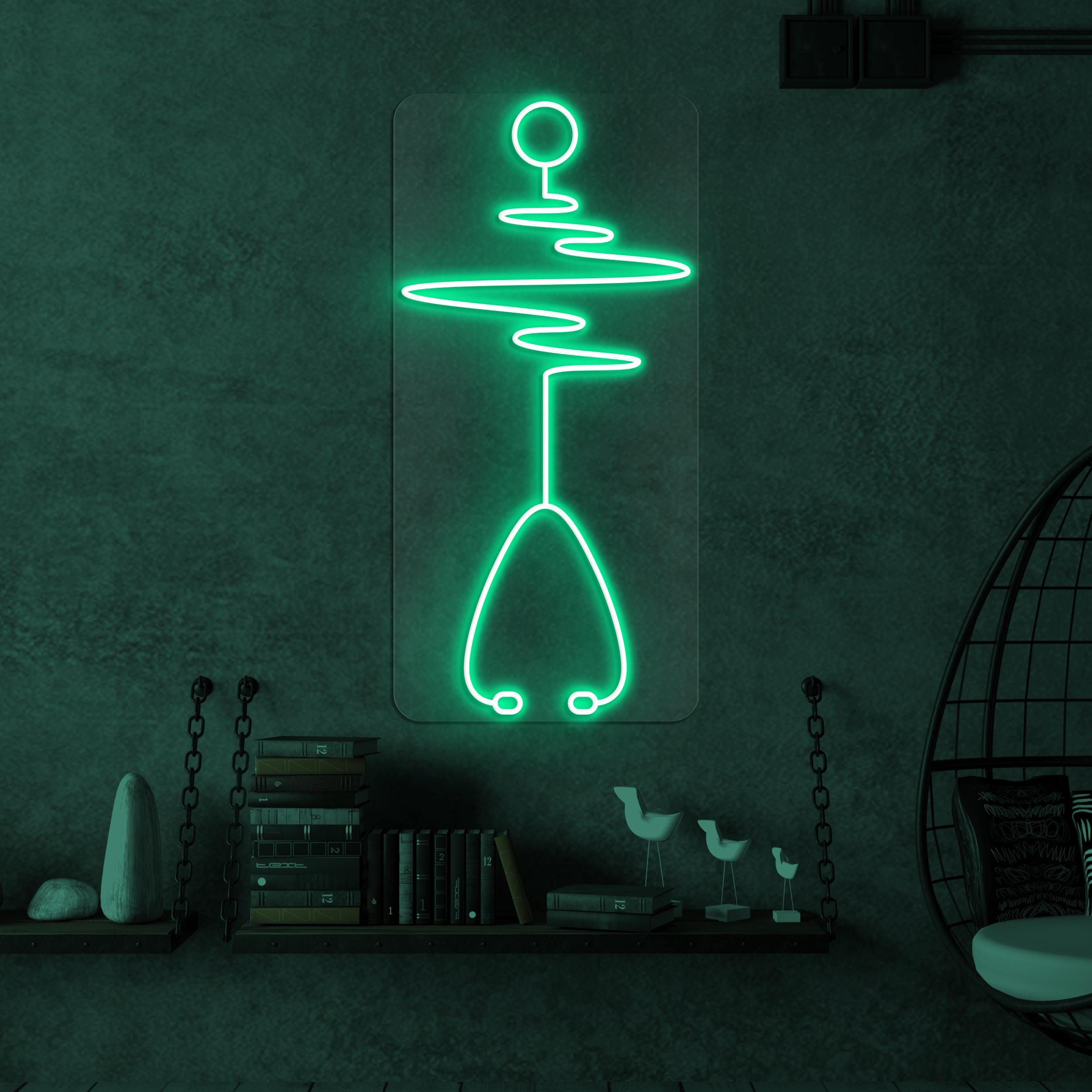 Stethoscope Neon Sign, Stethoscope LED Light, Hospital Wall Decor, Medical Room Wall Art, Doctor Office Neon Light, Healthcare Neon Art