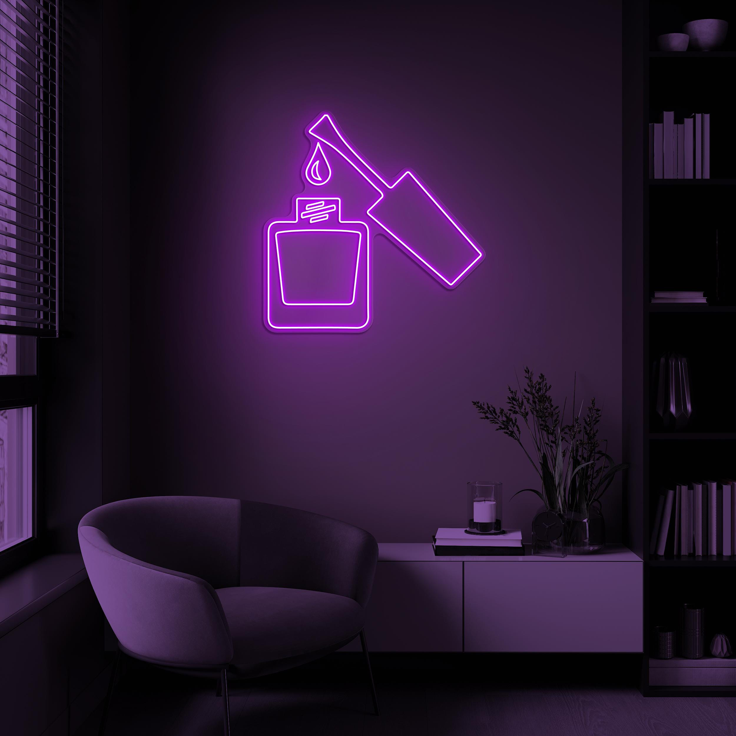 Nail Art Neon Sign, Nail Art LED Light, Nail Polish Wall Decor, Nail Artist Home Decor, Salon Wall Art, Girls Room Art, Manicure Shop Light