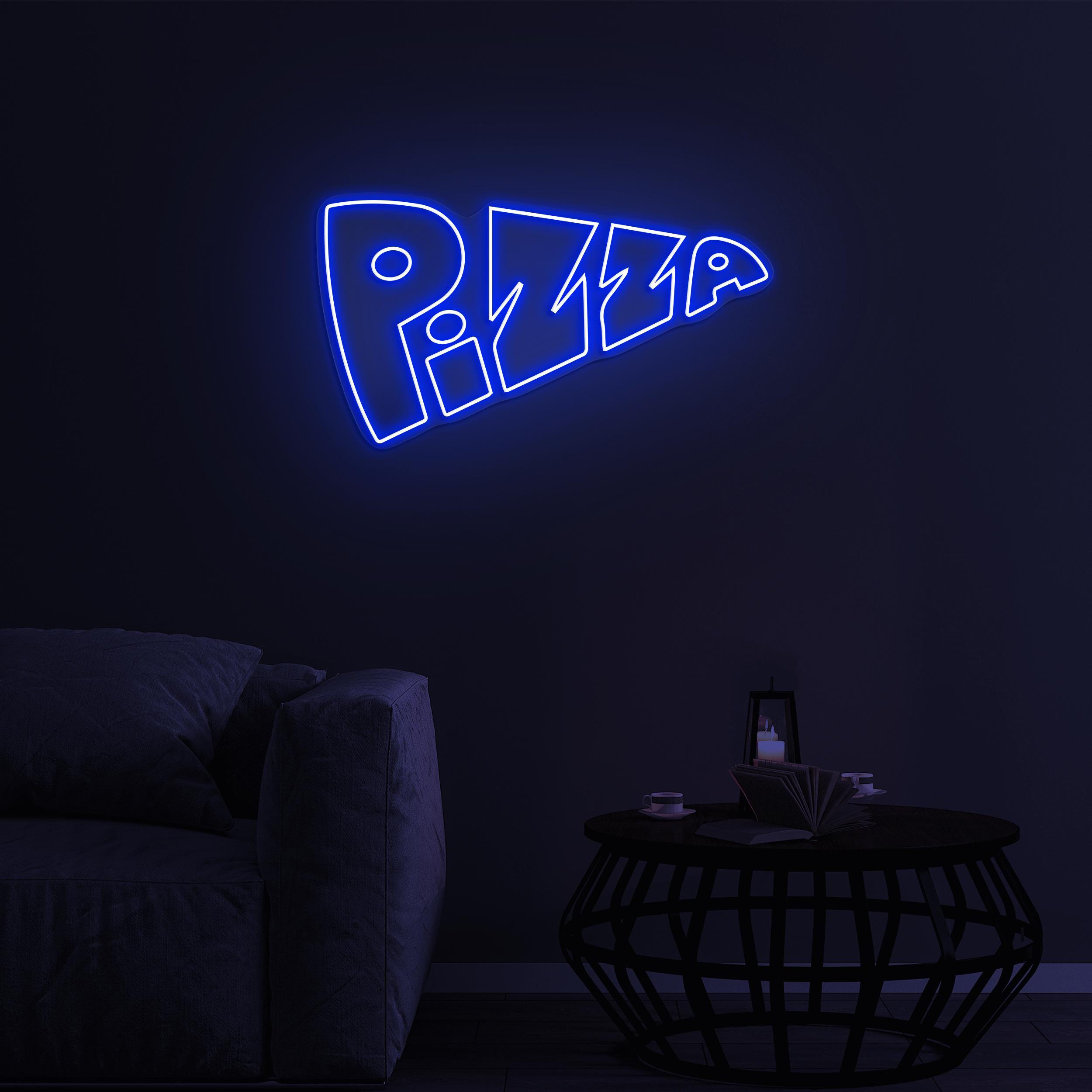 Pizza Neon Sign, Pizza Led Light, Pizza LED Neon Art, Italian Food Sign, Fast Food Restaurant Wall Decor, Kitchen Decor, Pizza Lover Gifts