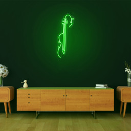 Violoncello Neon Sign, LED Music Instrument Light, Cello Led Wall Decor, Violin Neon Light, Music Theme Room Lighting, Gift for Music Lovers