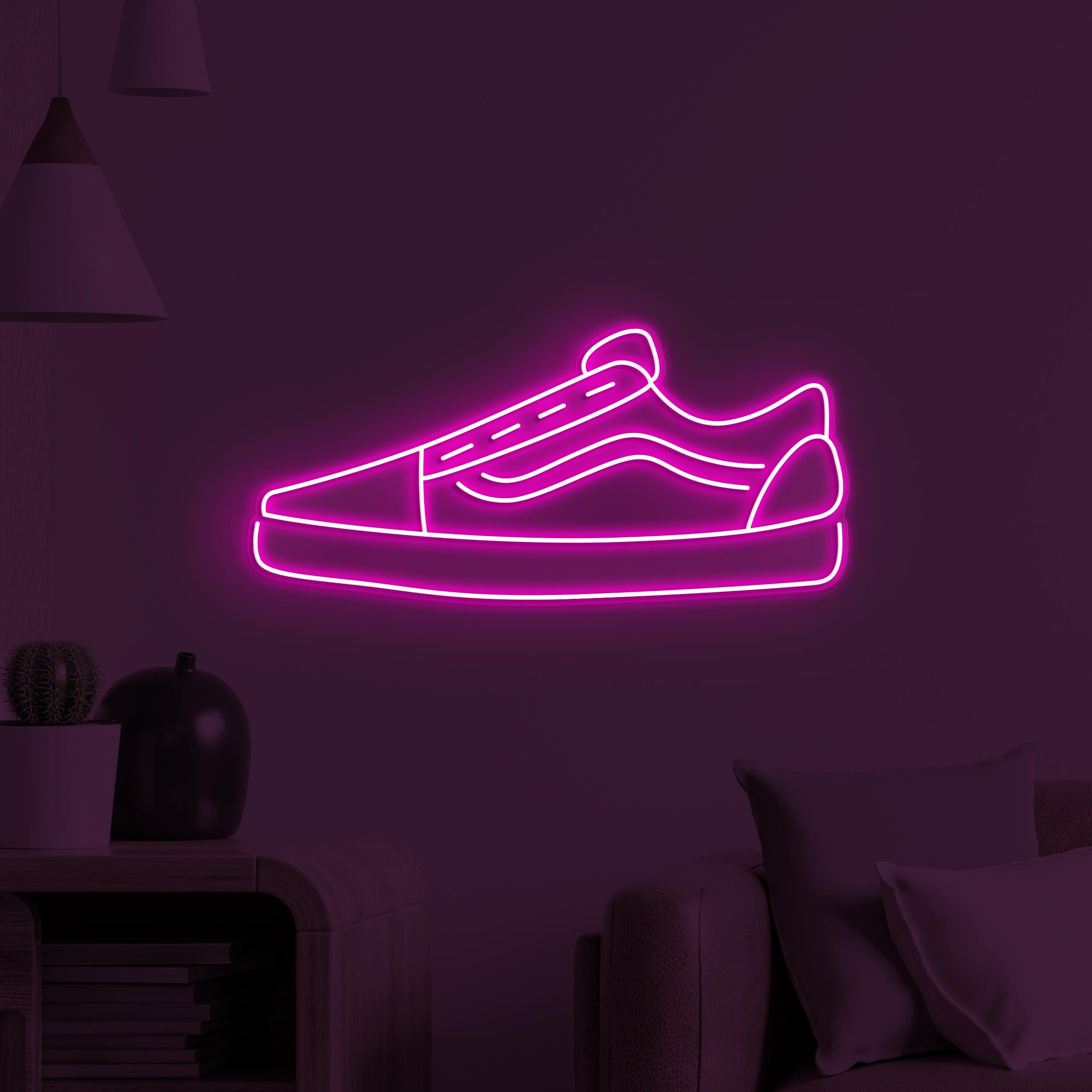 Sneaker Neon Sign, Sneaker LED Light, Home Wall Art, Boot Shop Decor, Skate Shoe Neon Light, Personalized Neon Sign, Led Neon Art, Gift