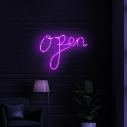 Open Neon Sign, Open LED Light, Opening Sign, Welcoming Sign, Decor for Stores, Cafe, Bar, Shops, Hanging Open Sign, Business Logo Art