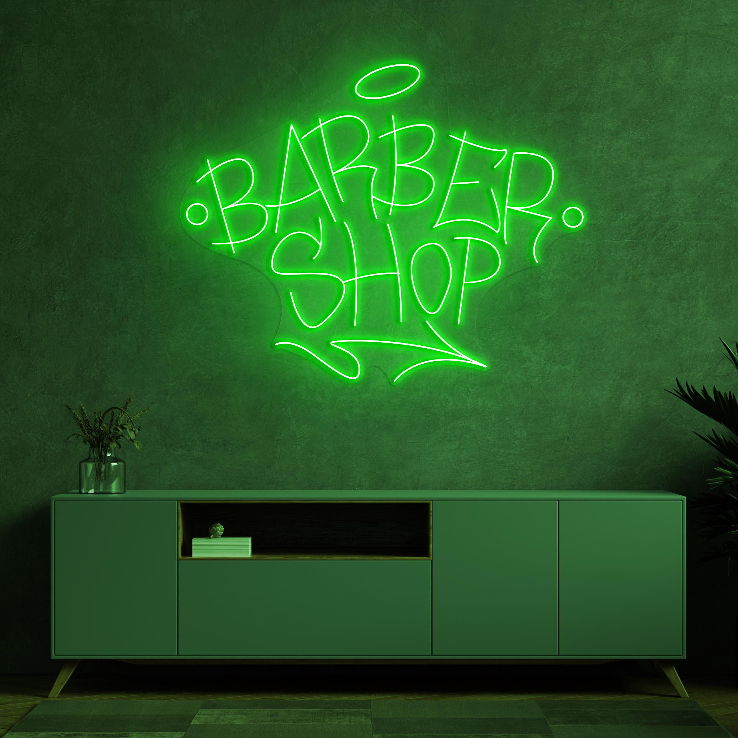 Barber Shop Neon Sign, Barber Shop LED Light, Beauty Bar Decor Sign, Barber Shop Wall Art, Custom LED Sign, Decor for Barber Shop & Salon