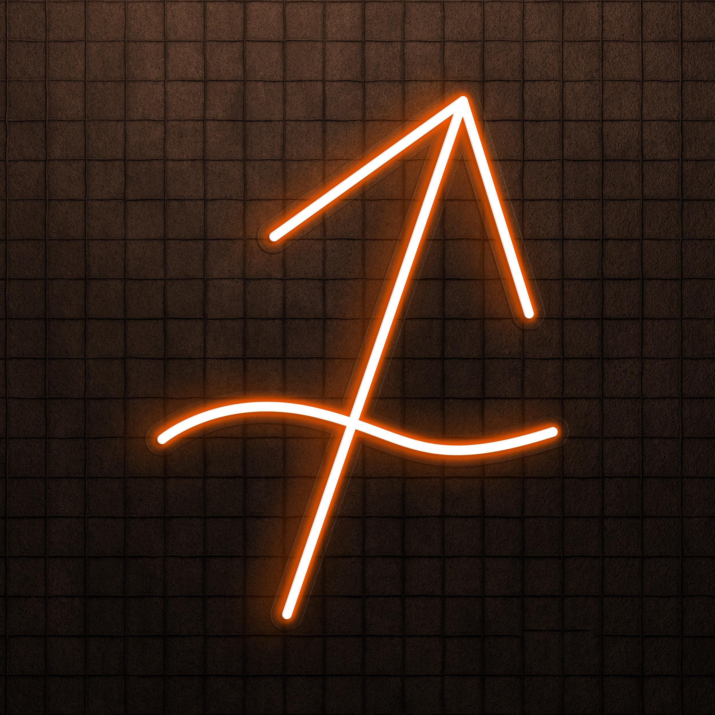 Sagittarius Neon Sign, Sagittarius LED Light, Home Wall Decor, Custom Sign, Elements of the Zodiac, Horoscope Sign for Home & Studio Decor