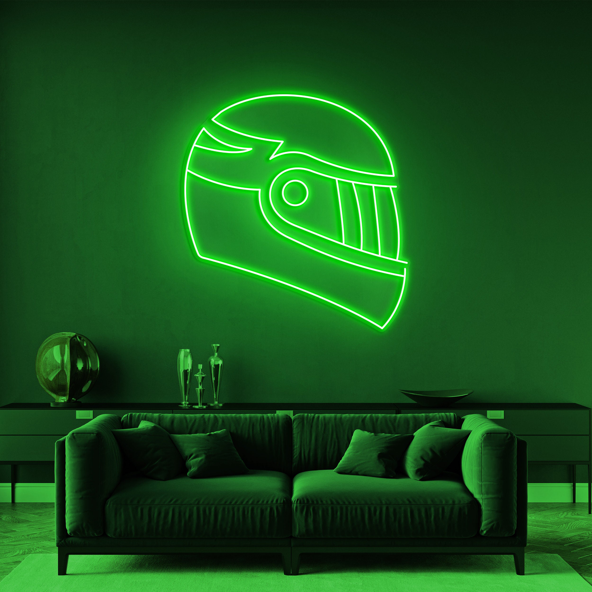 Helmet Neon Light, Bike Helmet Neon Sign, Led Neon Art, Garage and Bike Shop Decor, Party Game Room Decor, Business Shop Decor, Bike Lovers
