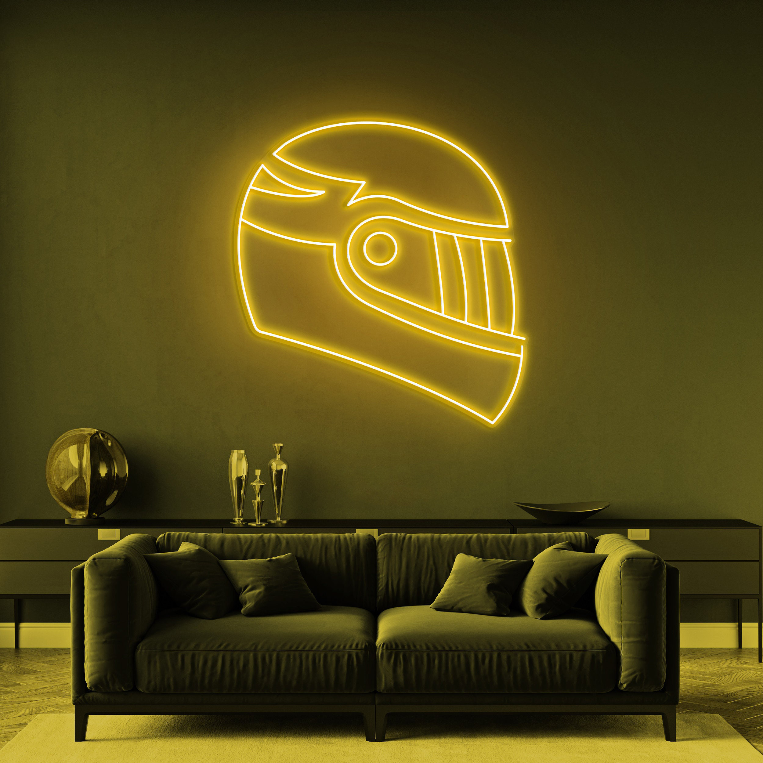 Helmet Neon Light, Bike Helmet Neon Sign, Led Neon Art, Garage and Bike Shop Decor, Party Game Room Decor, Business Shop Decor, Bike Lovers