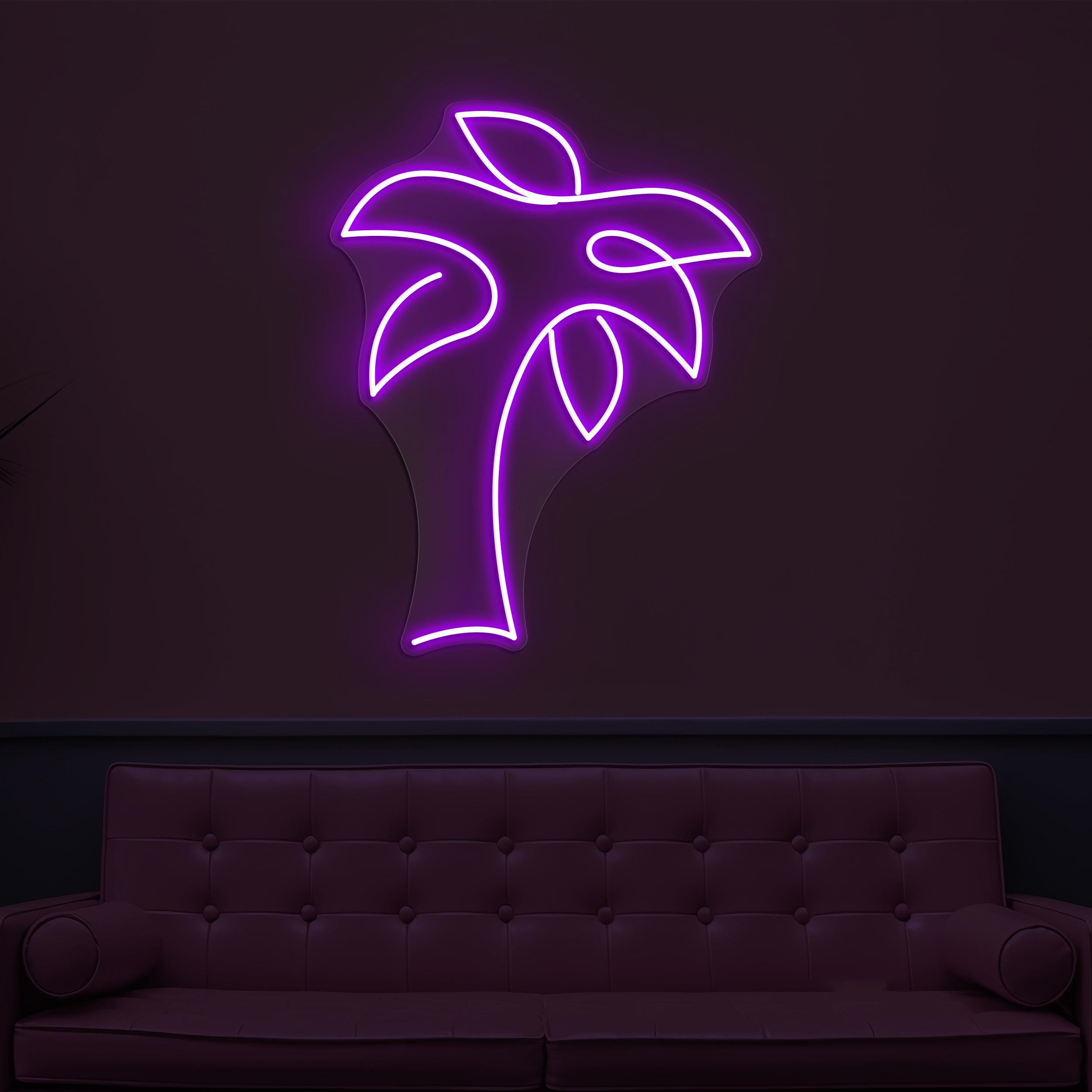 Palm Tree Neon Sign, Palm Tree LED Light, Beach Wall Decor, Summer Beach Wall Art, Island Neon Light, Beach Home Neon Sign, Bar & Cafe Decor