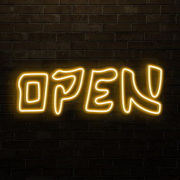 Open Neon Sign, Open LED Light, Storefront Wall Art, Business Hours Wall Decor, Club, Bar, Cafe and Store Wall Art, Open Display Neon Sign