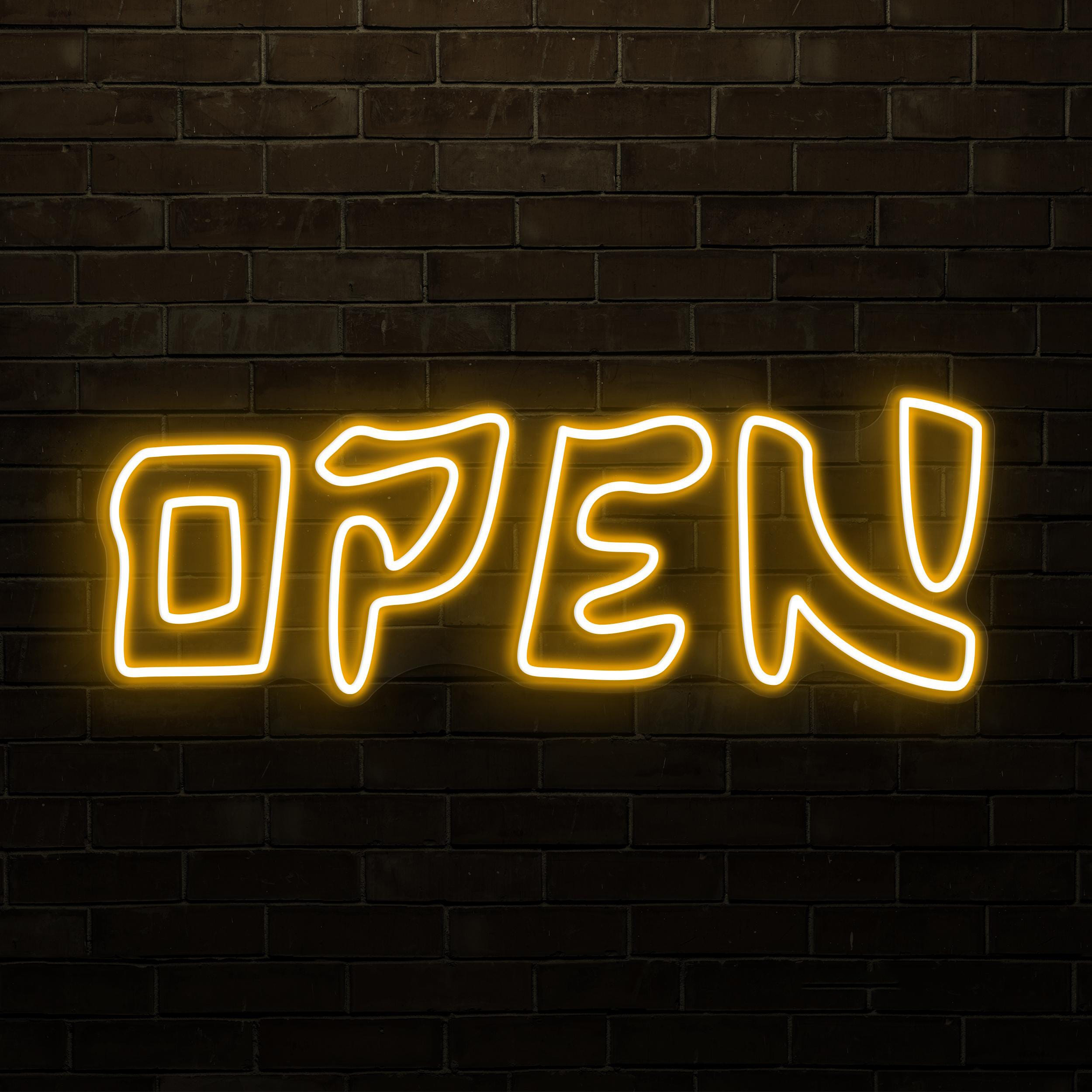 Open Neon Sign, Open LED Light, Storefront Wall Art, Business Hours Wall Decor, Club, Bar, Cafe and Store Wall Art, Open Display Neon Sign