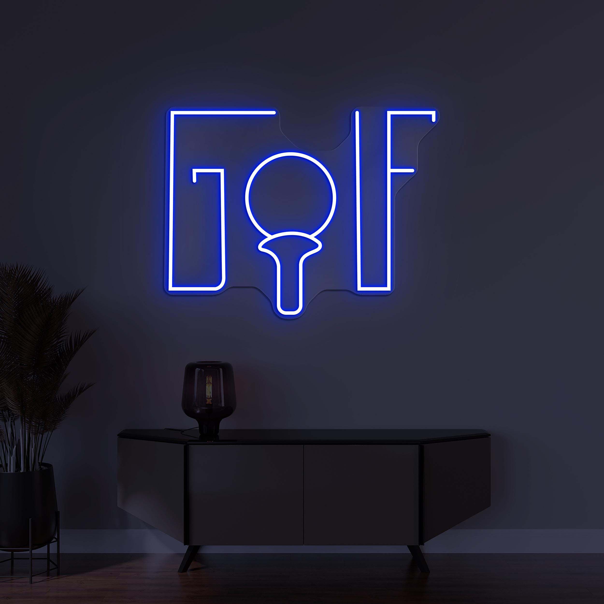 Golf Neon Sign, Golf LED Light, Golf Wall Decor, Game Room, Sports Wall Decor, Club Neon Sign, Golf Ball Art, Home Decor, Golf Lover Gift