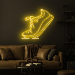 Sneakers Neon Sign, Sneakers LED Light, Shoes Shop LED Neon Art, Business Logo Sign, Home Wall Decor, Sneakers Shop Wall Art, Sports Lover