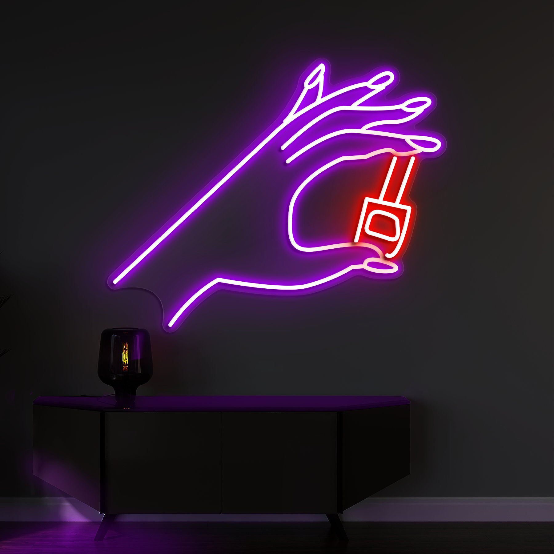 Nail Hand Neon Light, Nail Polish Sign, Nails Salon Light, Nail Polish Light, Sign for Bedroom, Home, Beauty Room, Girly Room, Nail Shop Art