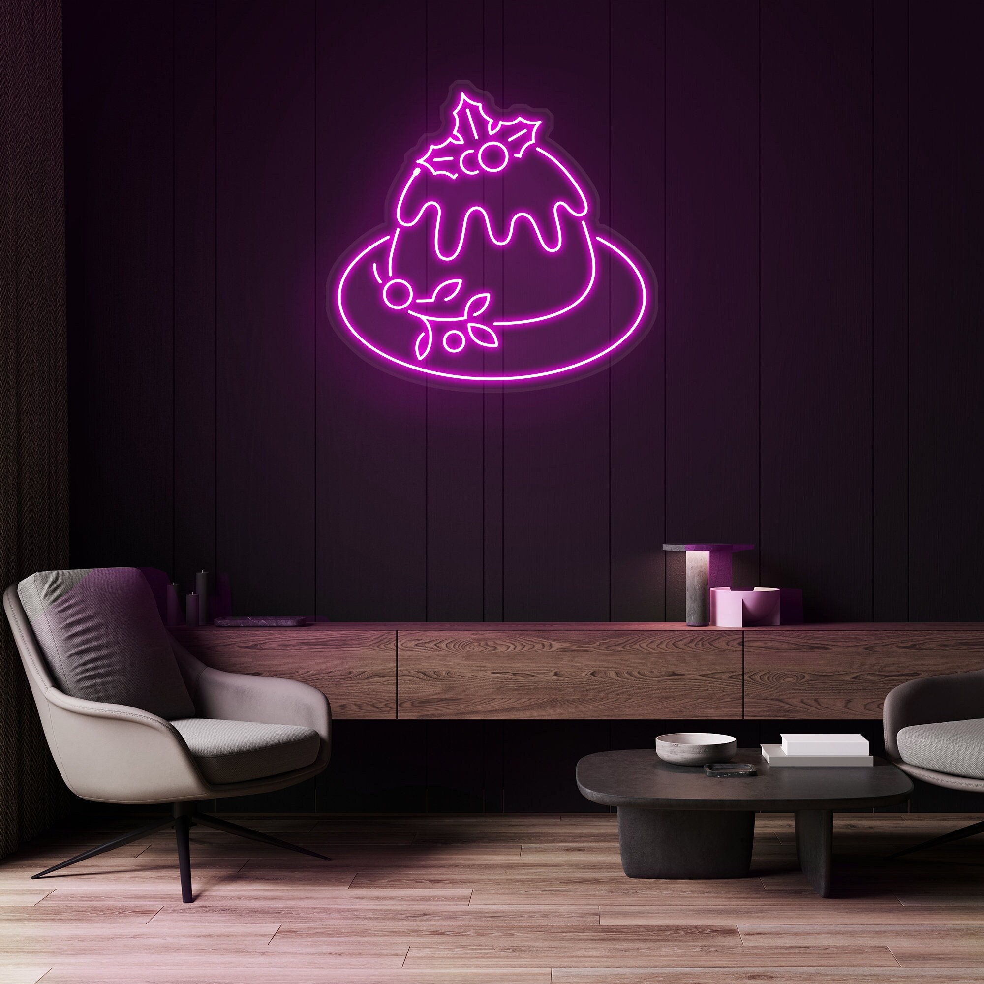 Pie Neon Sign, Pie Wall Art, Bakery LED Sign, Food Baker Neon Light, Wall Art for Home & Kitchen, Baking Room Decor, Gift for Pie Lovers