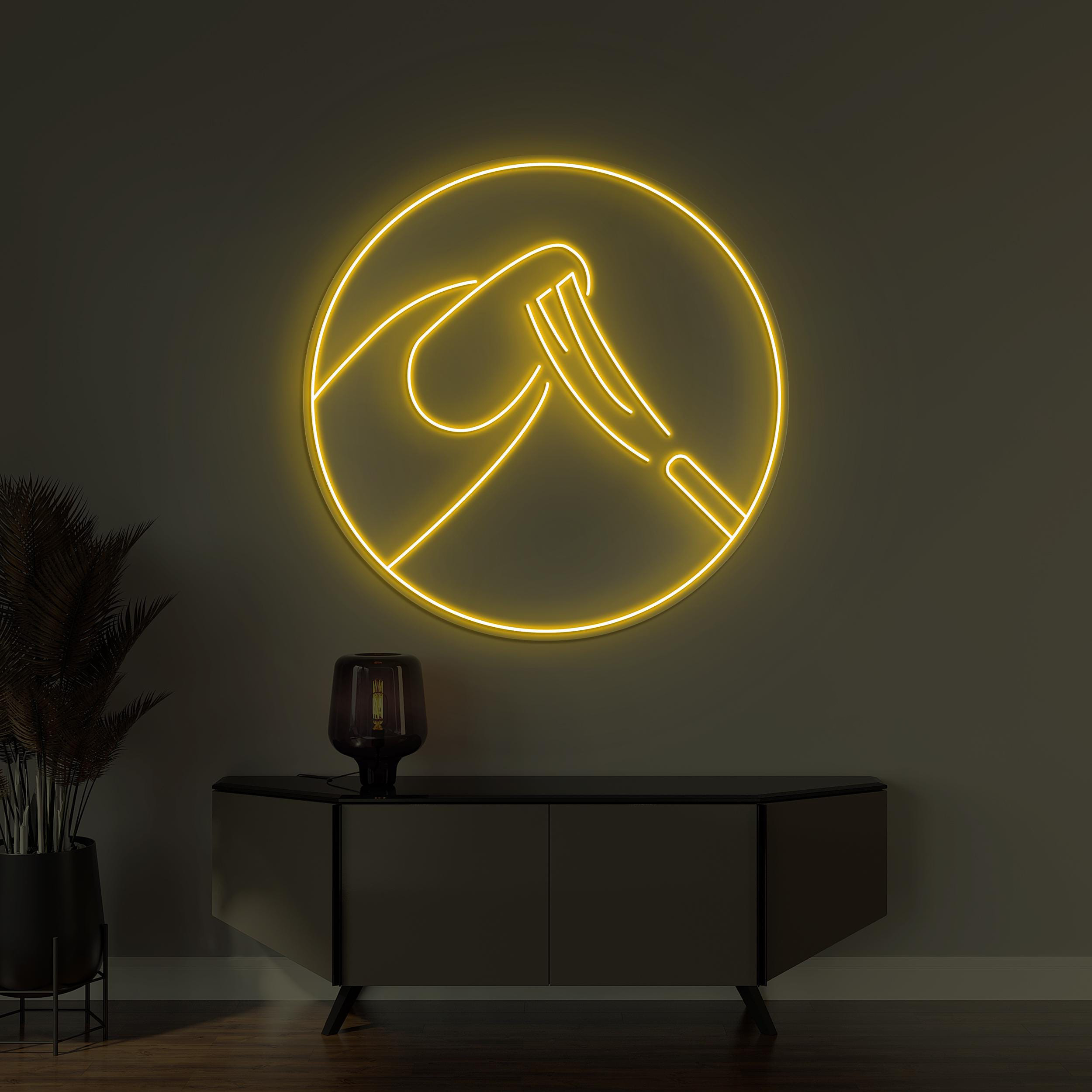 Nail Polish Neon Sign, Nail Polish LED Light, Nail Salon Neon Decor, Beauty Parlour Wall Decor, Custom Neon Sign, Nail Hand Wall Decor, Gift