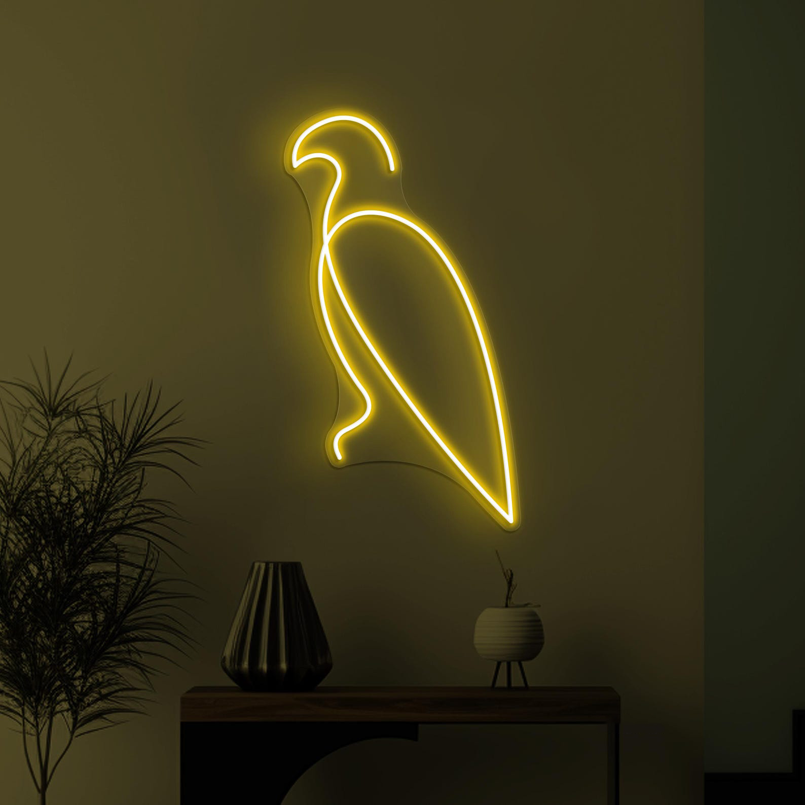 Eagle Neon Sign, Eagle LED Light, Bird Line LED Neon Art, Home Wall Decor, Wildlife Neon Light, Zoo Wall Art, Game Room Decor, Bird Neon Art