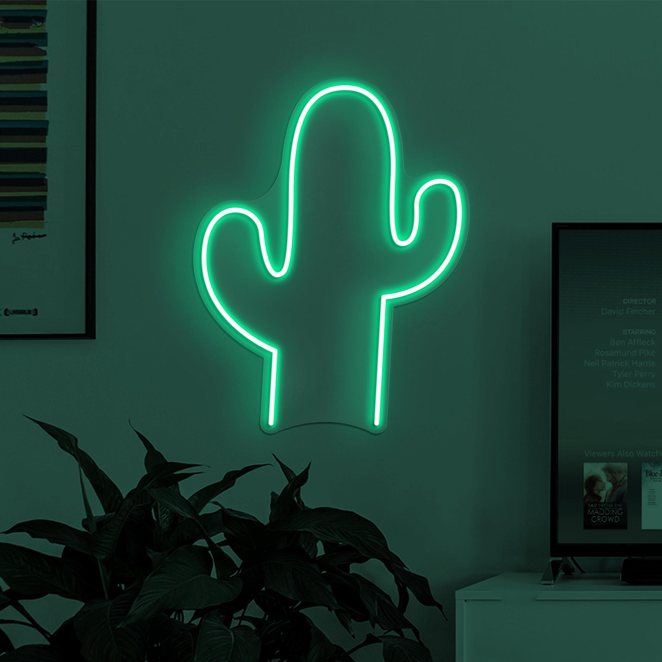Cactus Neon Sign, Cactus LED Sign, Desert Vibes Wall Art, Prickly Wall Decor, Home Neon Sign, Plant Shop Neon Sign, Desert Neon Led Light
