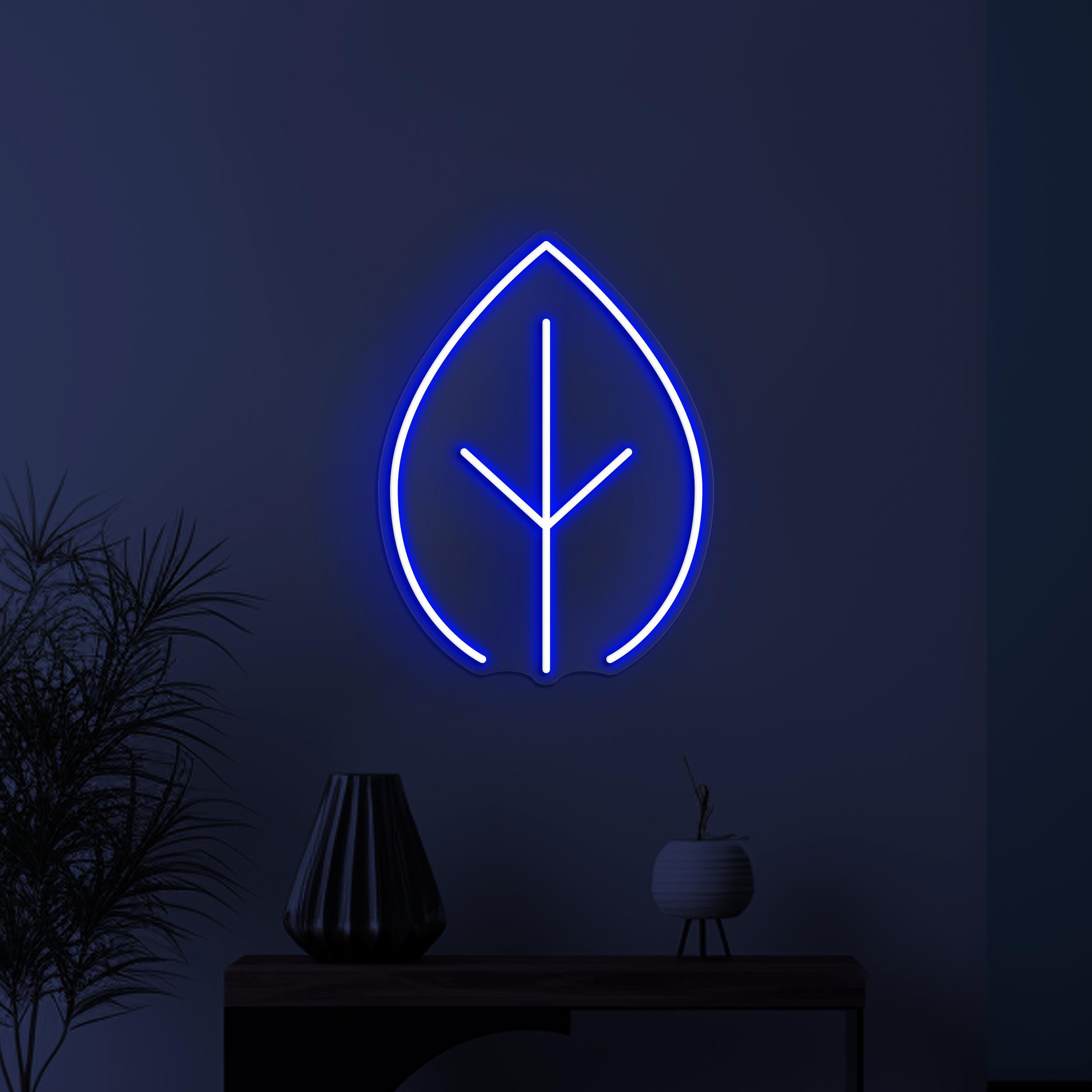 Leaf Neon Sign, Leaf LED Light, Home Wall Art, Gallery Wall Decor, Cafe and Bar Neon Light, Plant Nursery Neon Art, Custom Leaf Neon Sign