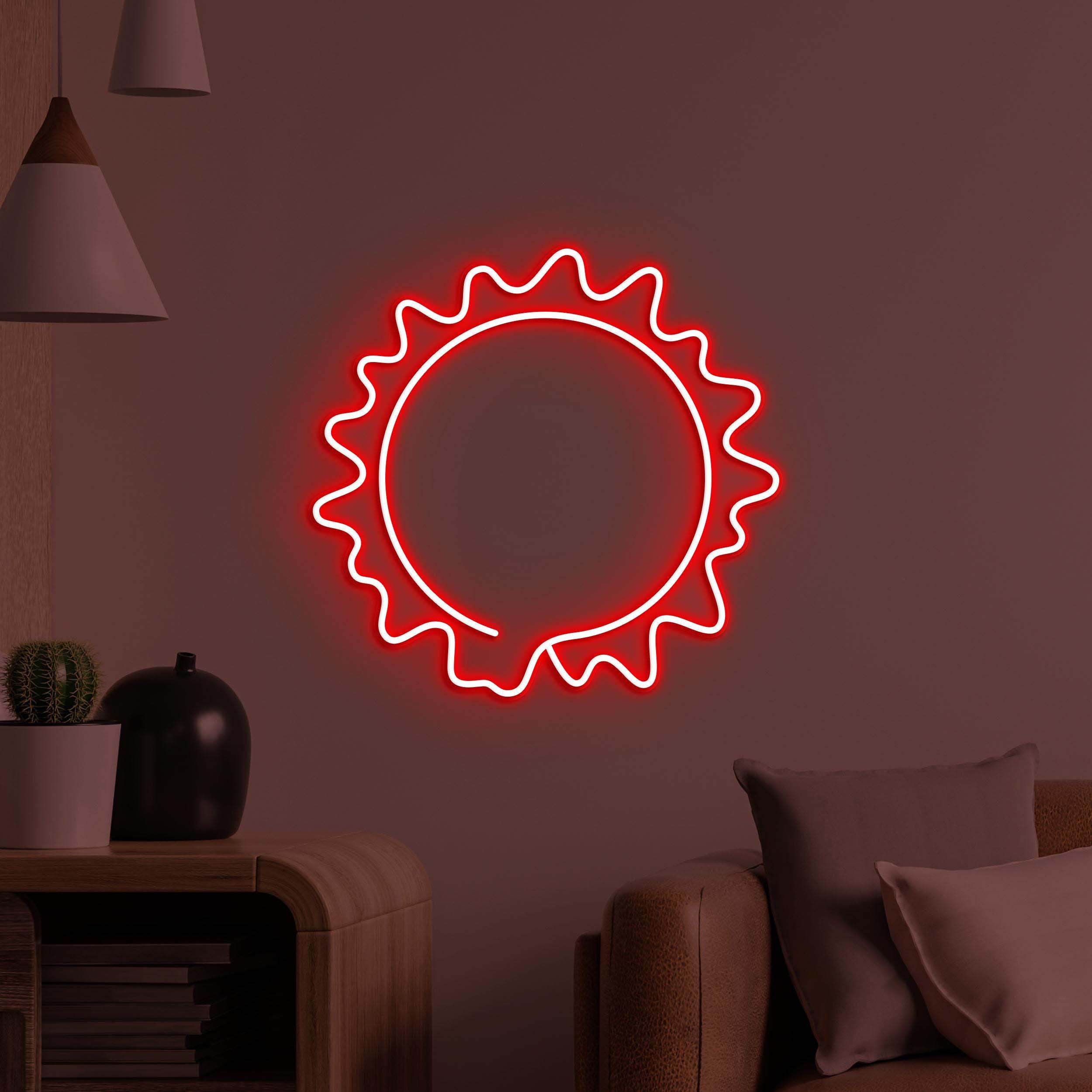 Sun Neon Sign, Sun LED Light, Sunshine Wall Art, Summer Wall Decor, Nursery Room Neon Light, Home Wall Decor, Radiant Sun Led Sign, Led Art